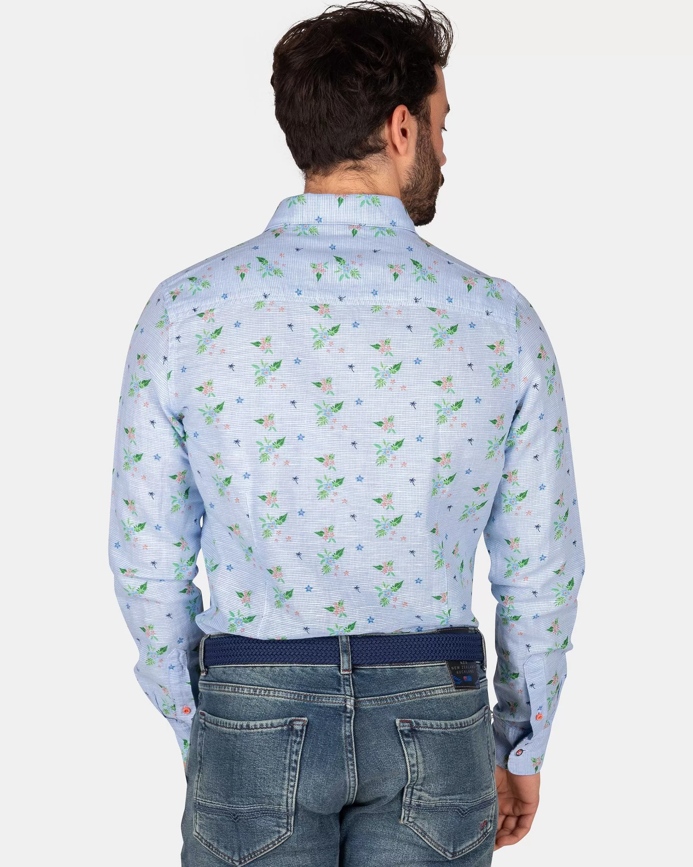 blauw_bloemenoverhemddusk_navy_2-2.webp NZA New Zealand Auckland Overhemden | Blauw Bloemenoverhemd-Dusk Navy