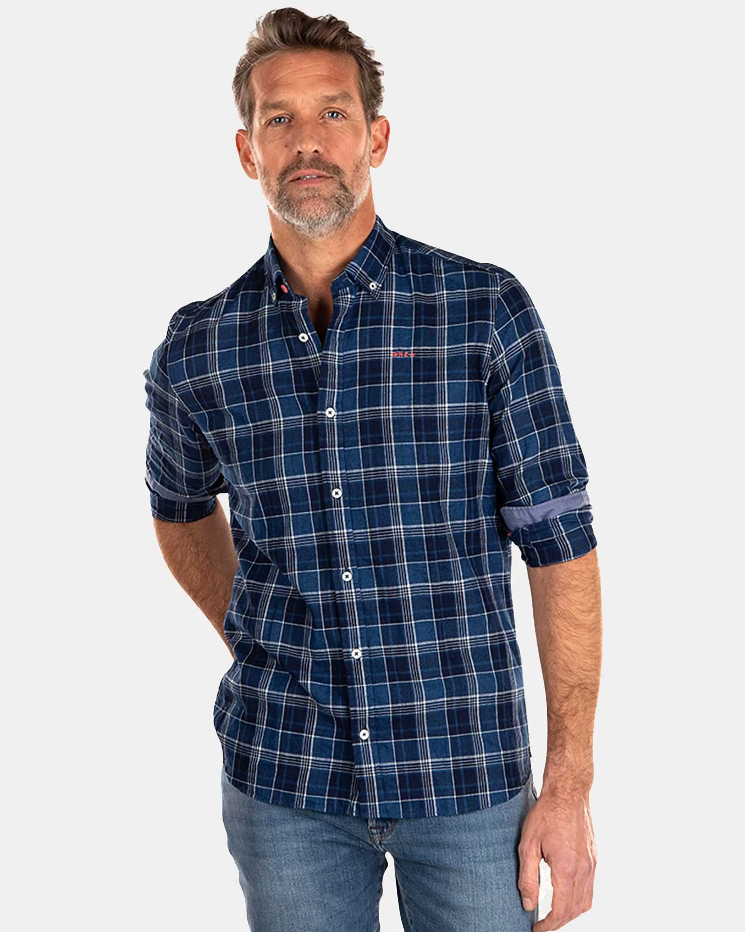 blauw_geblokt_overhemd_indigo_4-2.webp NZA New Zealand Auckland Overhemden | Blauw Geblokt Overhemd -Indigo