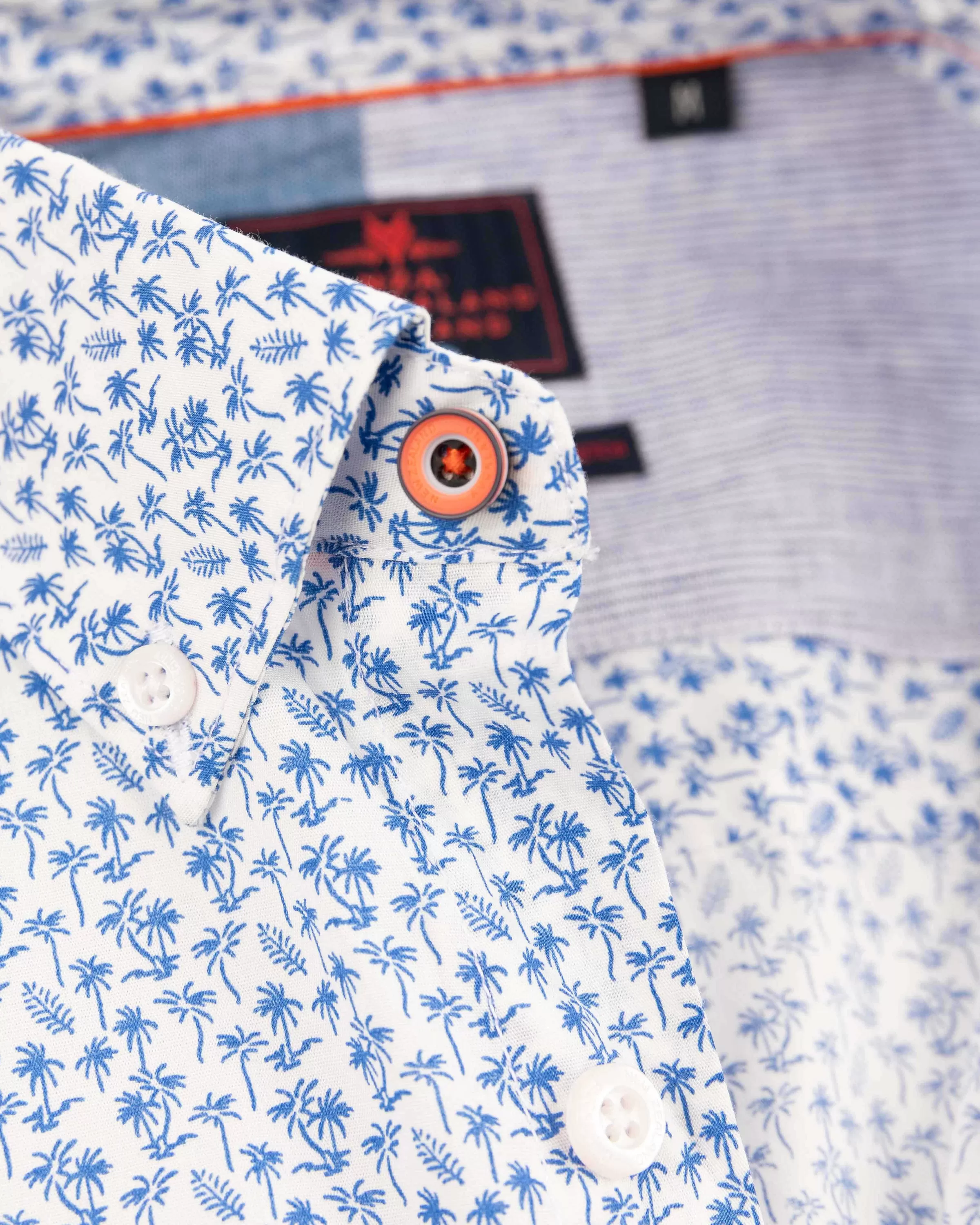 blauw_geprint_katoenen_overhemdrhythm_blue_7-2.webp NZA New Zealand Auckland Overhemden | Blauw Geprint Katoenen Overhemd-Rhythm Blue
