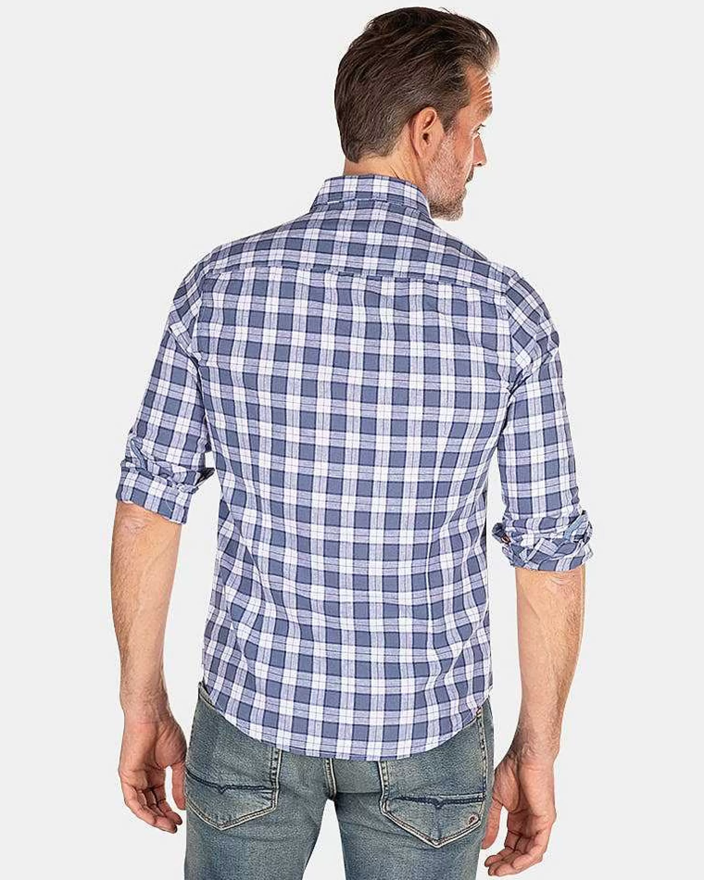 blauw_geruit_overhemddusk_navy_2-2.webp NZA New Zealand Auckland Overhemden | Blauw Geruit Overhemd-Dusk Navy