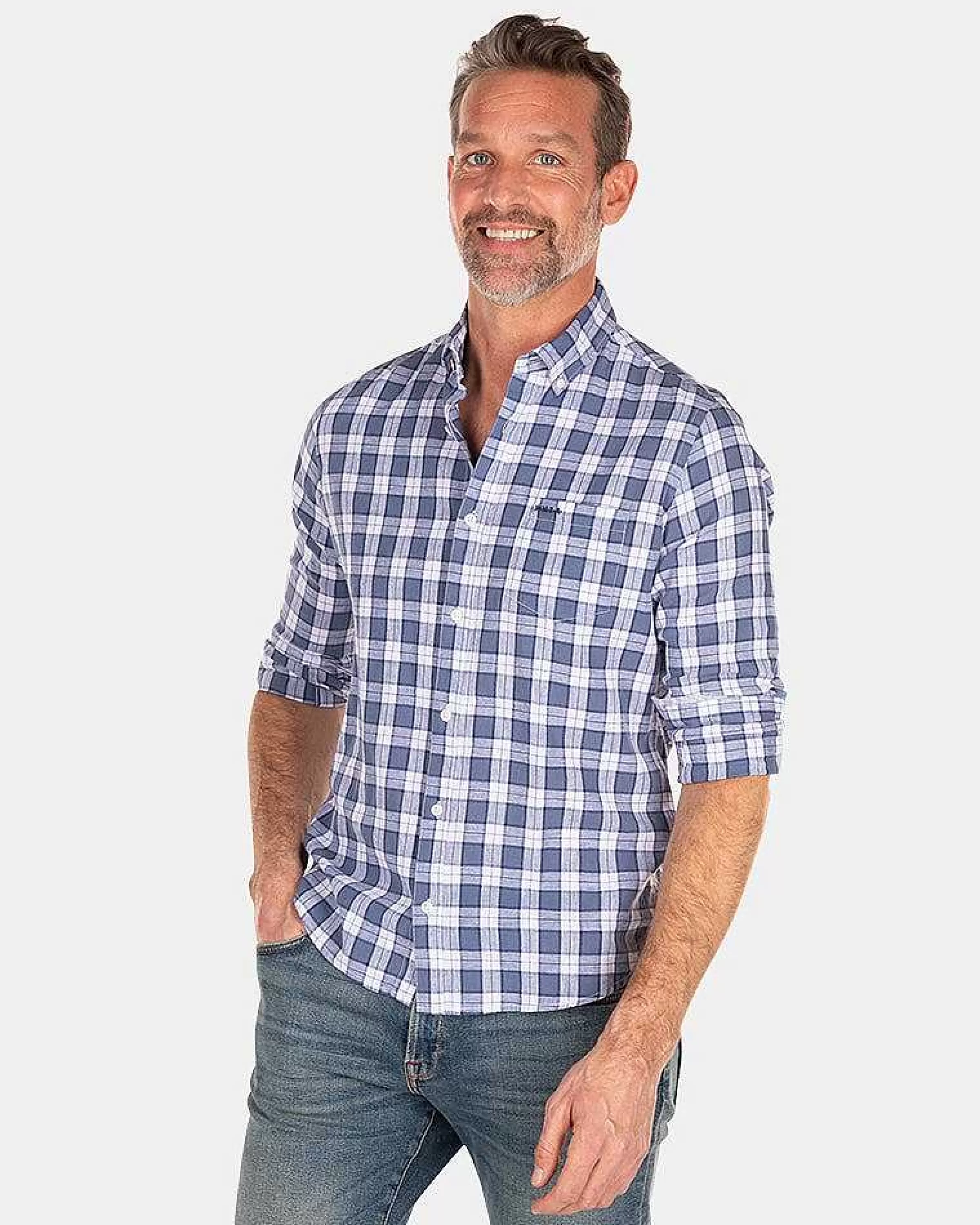 blauw_geruit_overhemddusk_navy_4-2.webp NZA New Zealand Auckland Overhemden | Blauw Geruit Overhemd-Dusk Navy