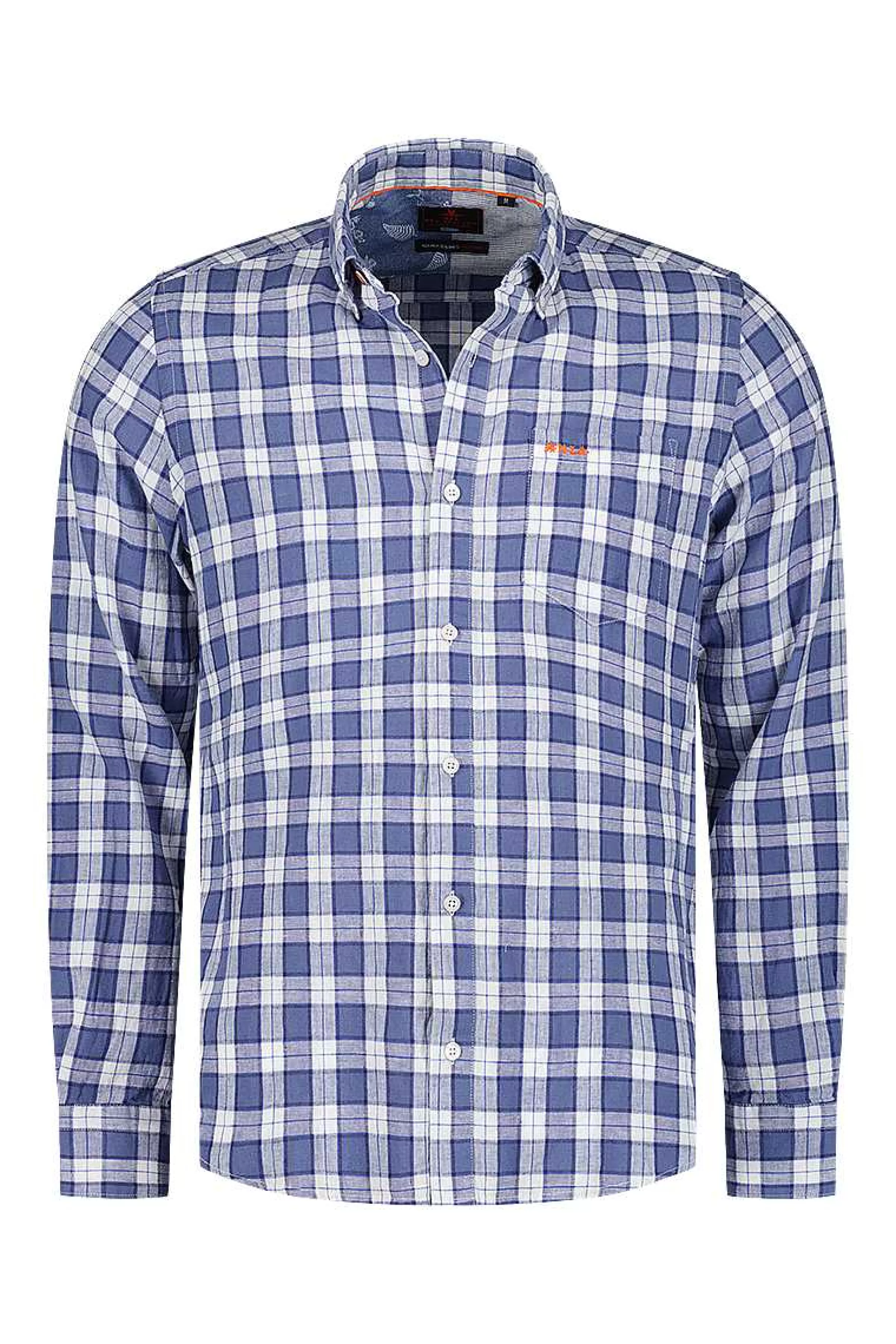 blauw_geruit_overhemddusk_navy_6-2.webp NZA New Zealand Auckland Overhemden | Blauw Geruit Overhemd-Dusk Navy