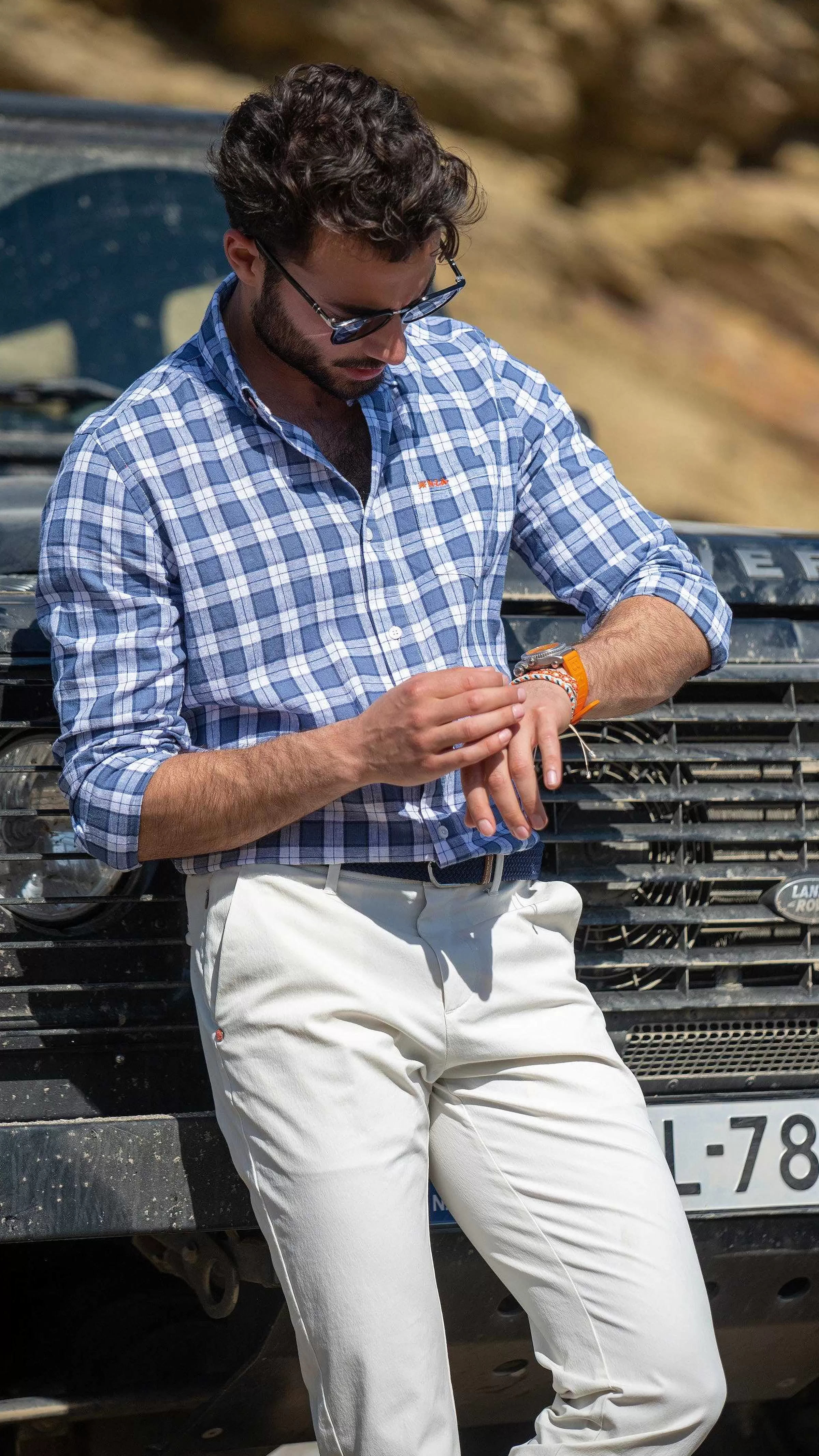 blauw_geruit_overhemddusk_navy_7-2.webp NZA New Zealand Auckland Overhemden | Blauw Geruit Overhemd-Dusk Navy