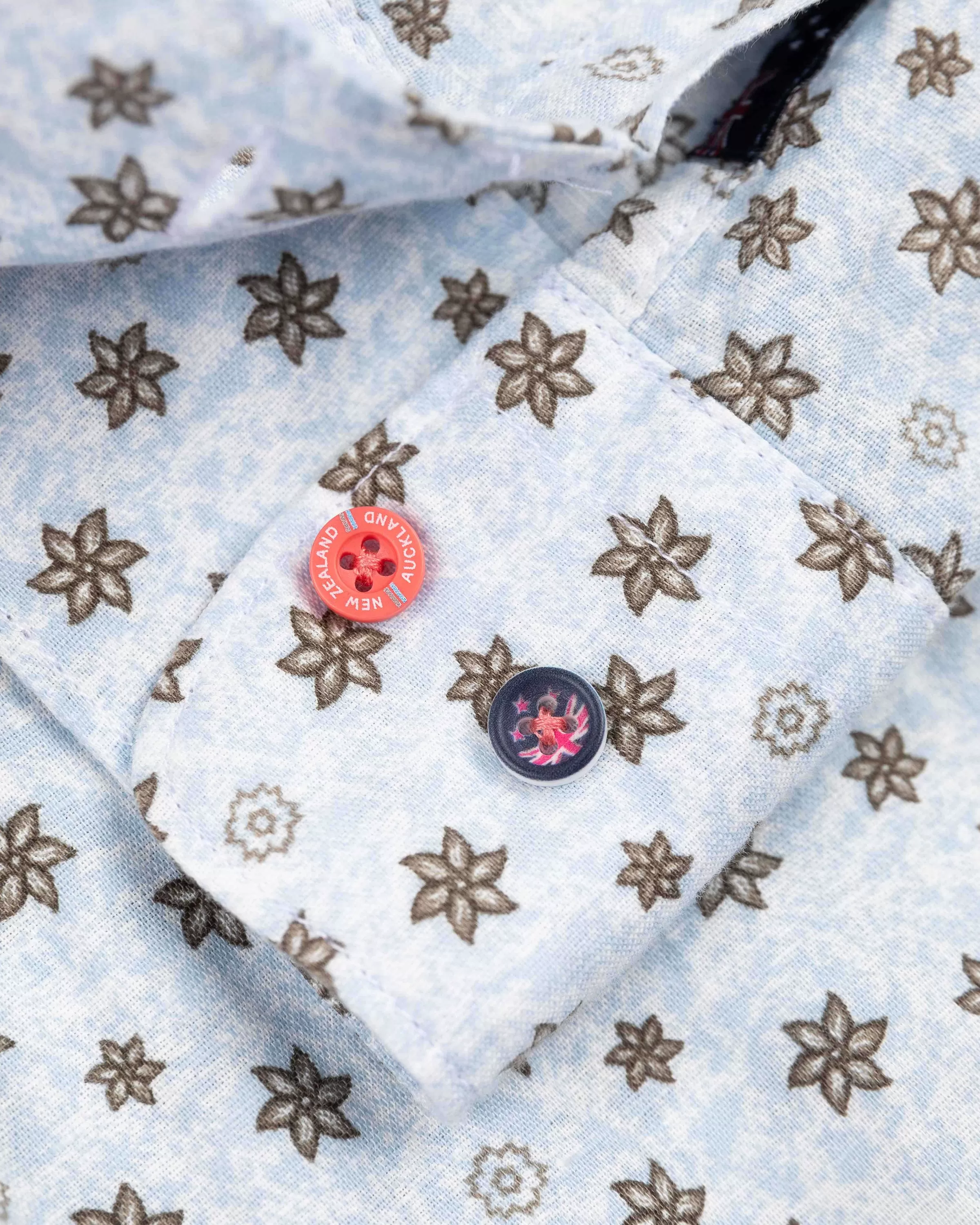 blauw_overhemd_met_bloemenprintuniversal_blue_5-2.webp NZA New Zealand Auckland Overhemden | Blauw Overhemd Met Bloemenprint-Universal Blue