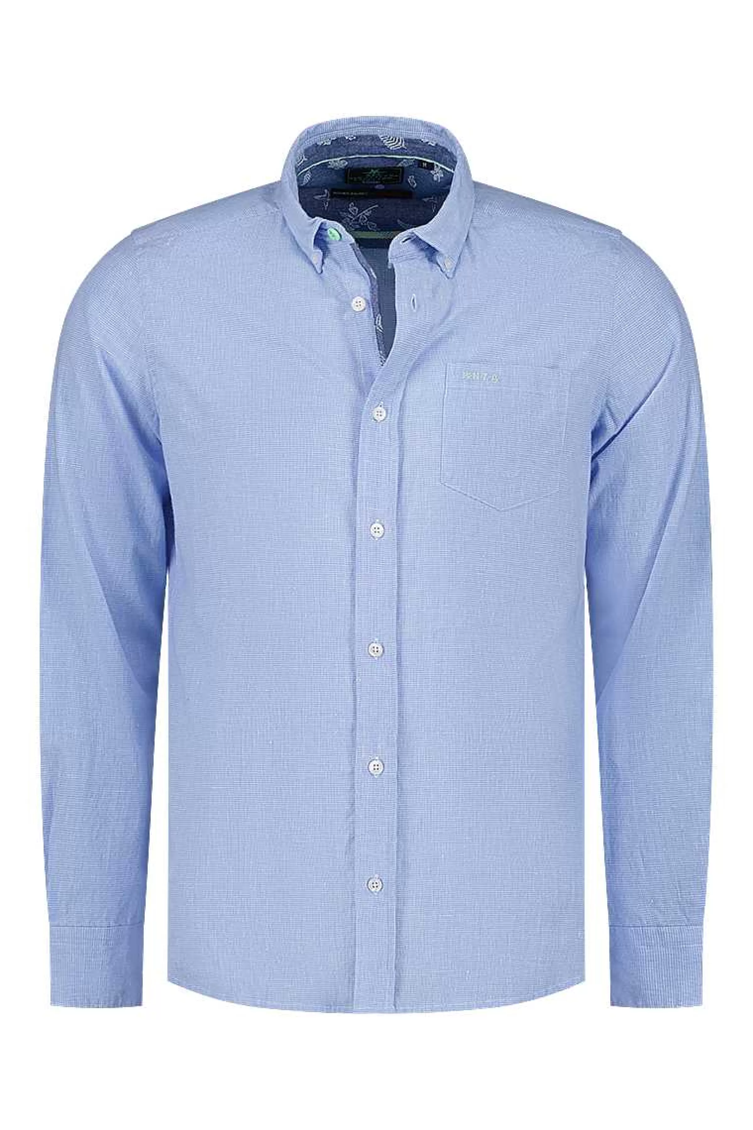 blauw_overhemd_met_lange_mouwbed_blue_5-2.webp NZA New Zealand Auckland Overhemden | Blauw Overhemd Met Lange Mouw-Bed Blue