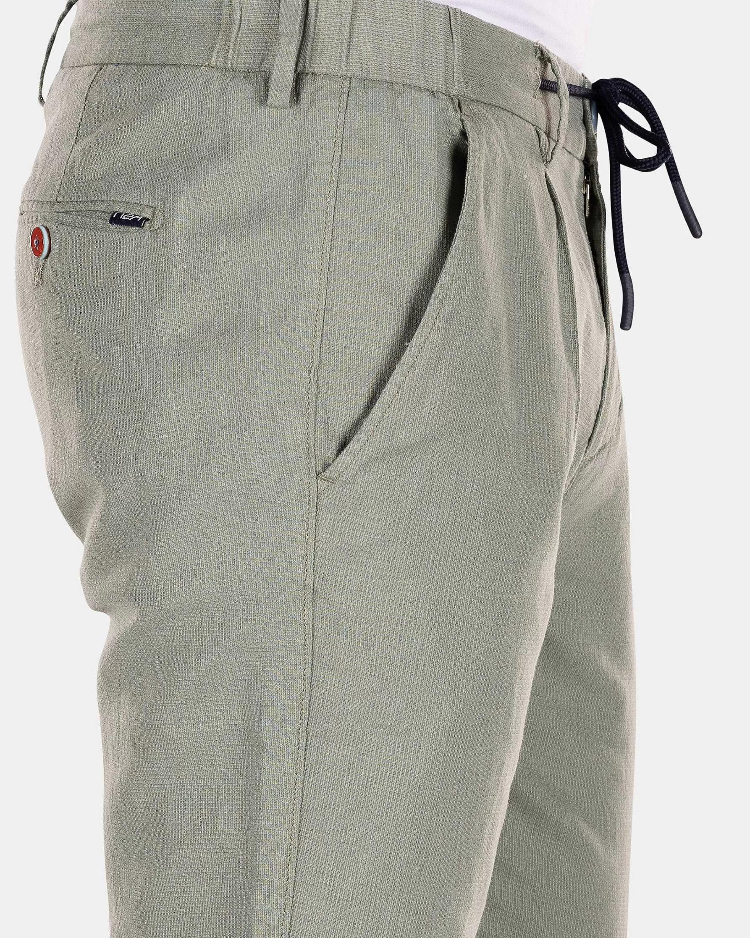 chino_van_linnen_en_katoenmellow_army_3-2.webp NZA New Zealand Auckland Broeken | Chino Van Linnen En Katoen-Mellow Army