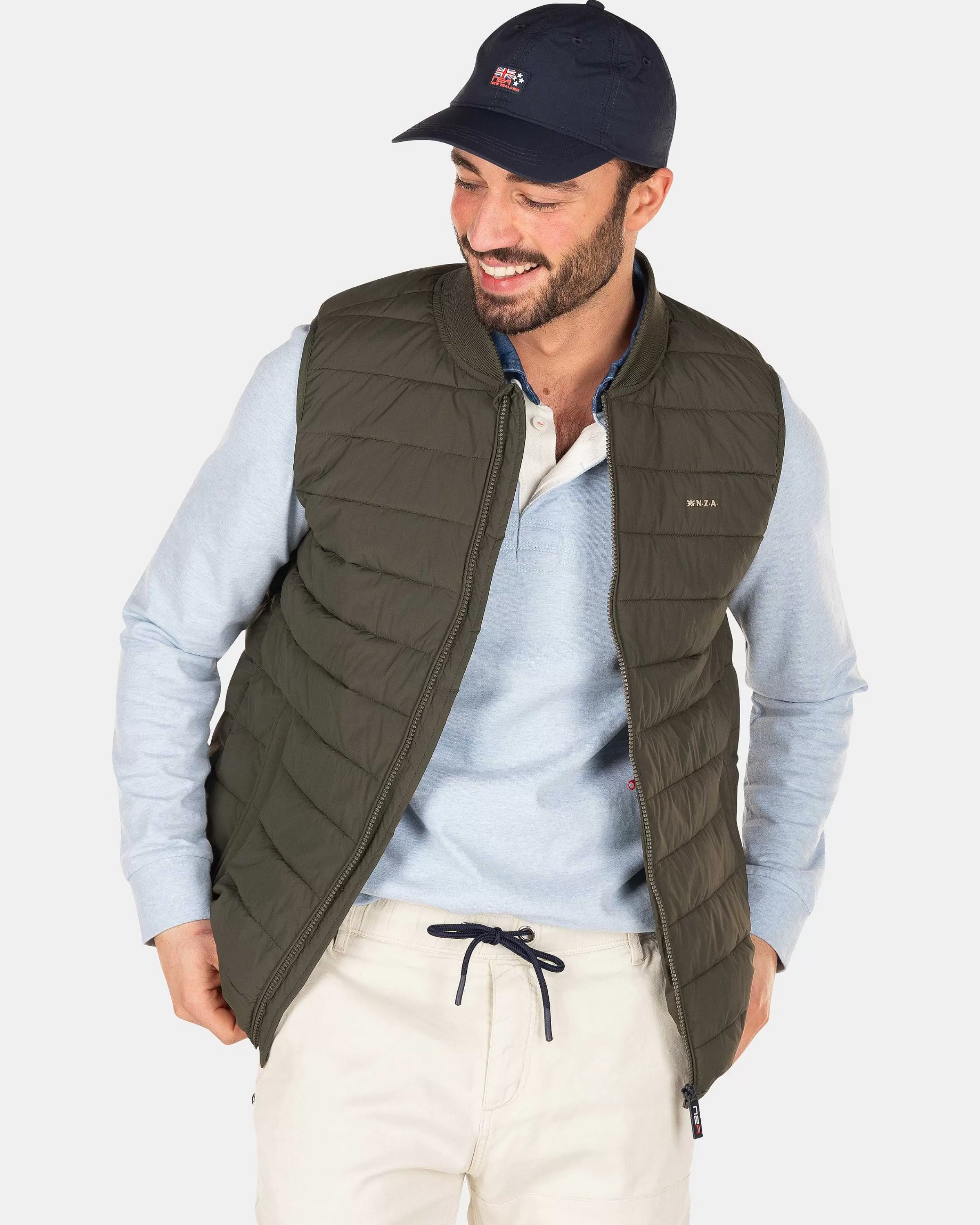 effen_bodywarmerjacket_army_6-2.webp NZA New Zealand Auckland Jassen | Effen Bodywarmer-Jacket Army