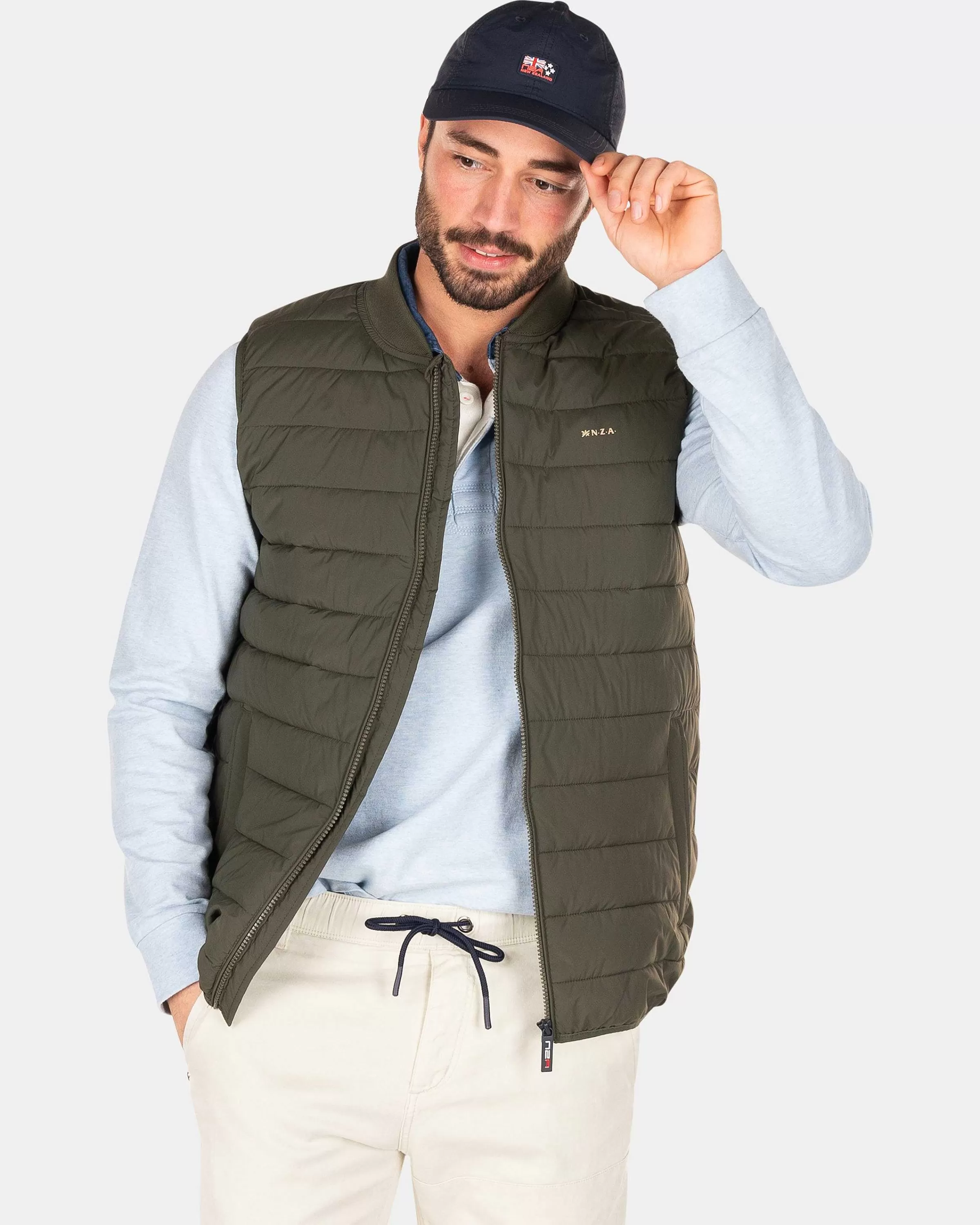 effen_bodywarmerjacket_army_7-2.webp NZA New Zealand Auckland Jassen | Effen Bodywarmer-Jacket Army