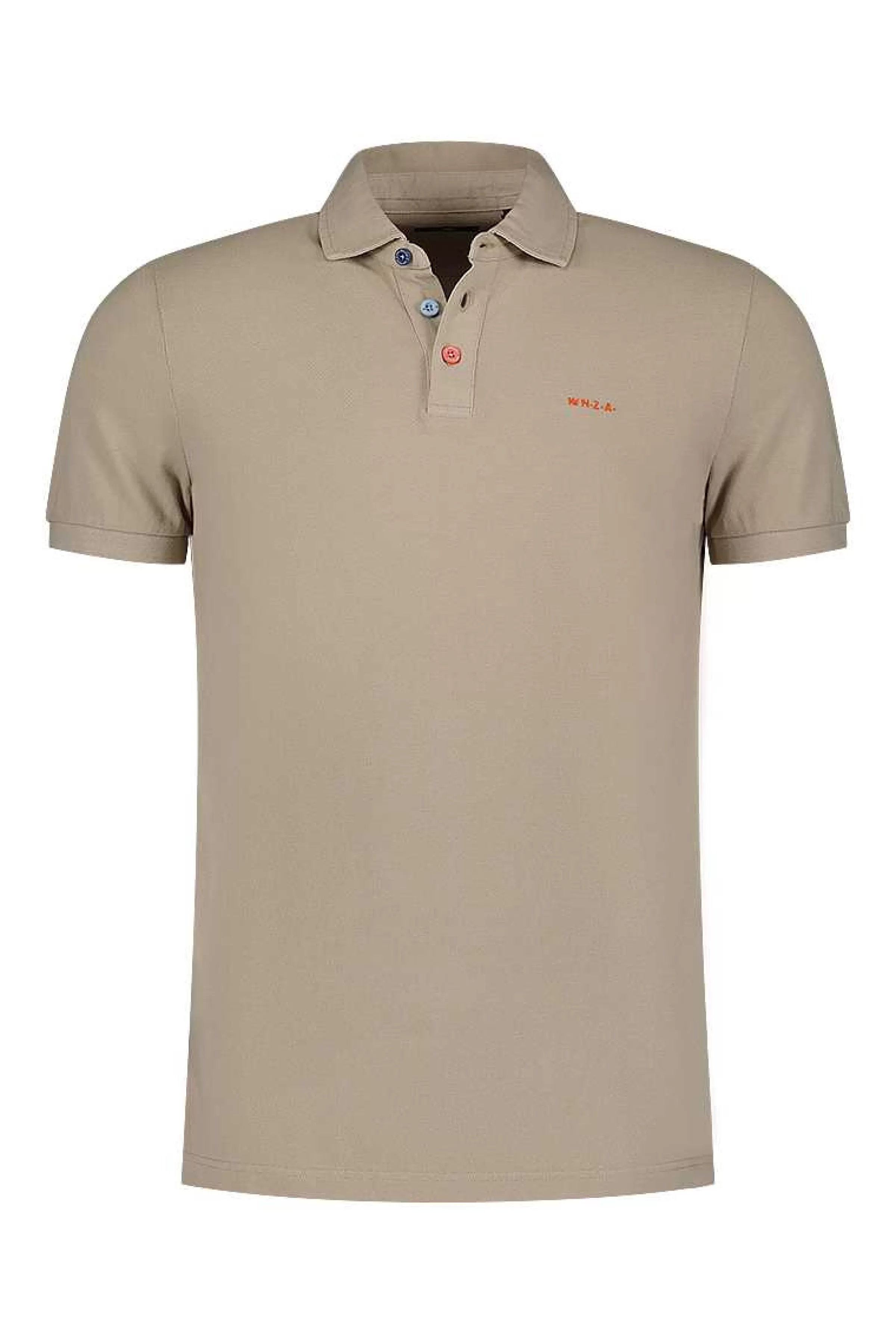 effen_polo_shirt_van_katoenshimmering_sand_5-2.webp NZA New Zealand Auckland Polo-Shirts | Effen Polo Shirt Van Katoen-Shimmering Sand