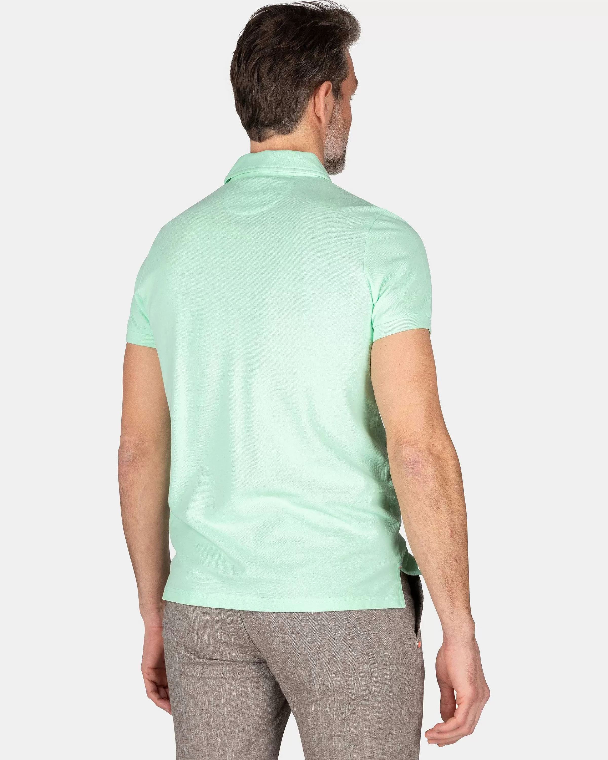 effen_polo_van_katoenteal_green_3-2.webp NZA New Zealand Auckland Polo-Shirts | Effen Polo Van Katoen-Teal Green