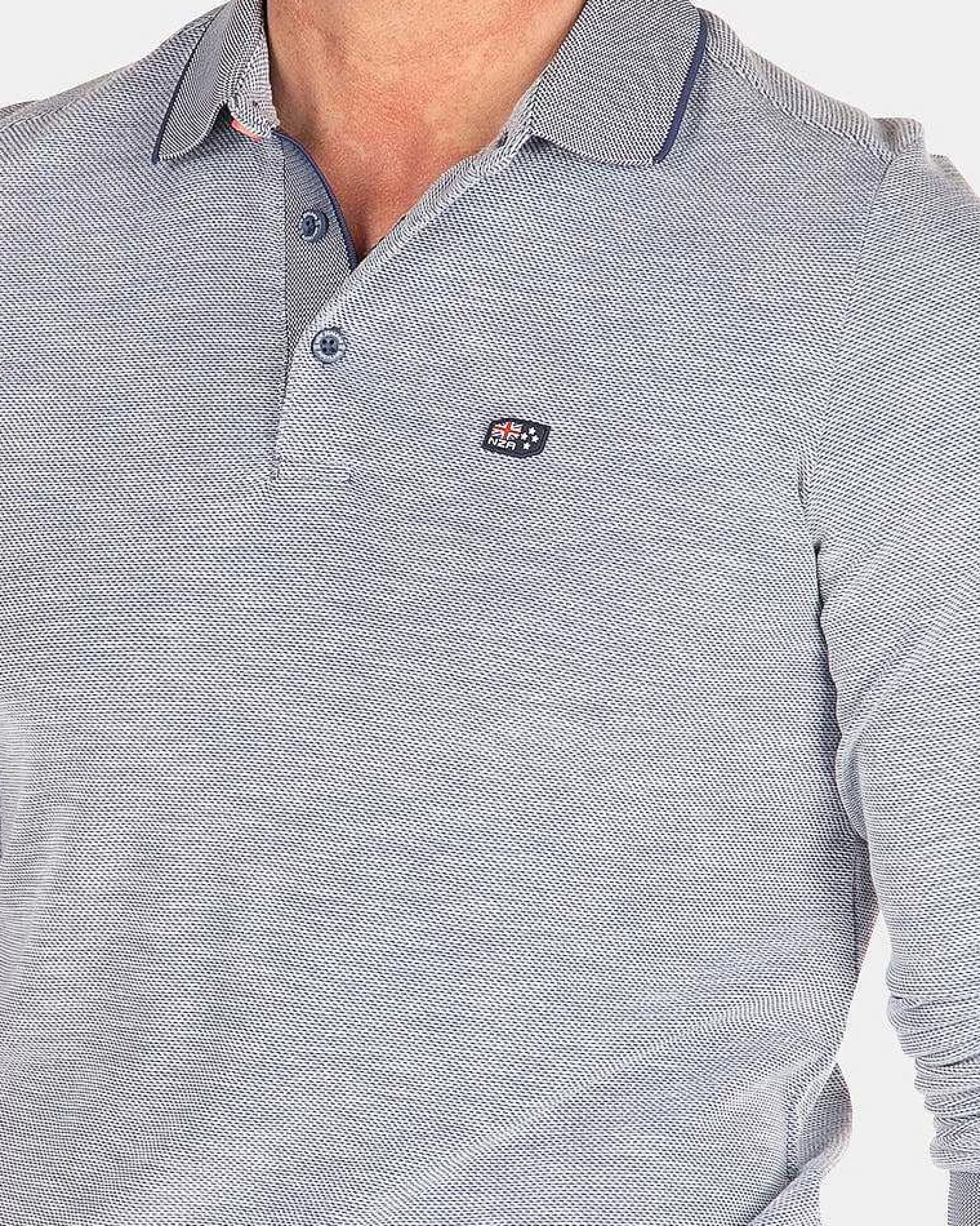 effen_poloshirt_met_lange_mouwdusk_navy_3-2.webp NZA New Zealand Auckland Polo-Shirts | Effen Poloshirt Met Lange Mouw-Dusk Navy