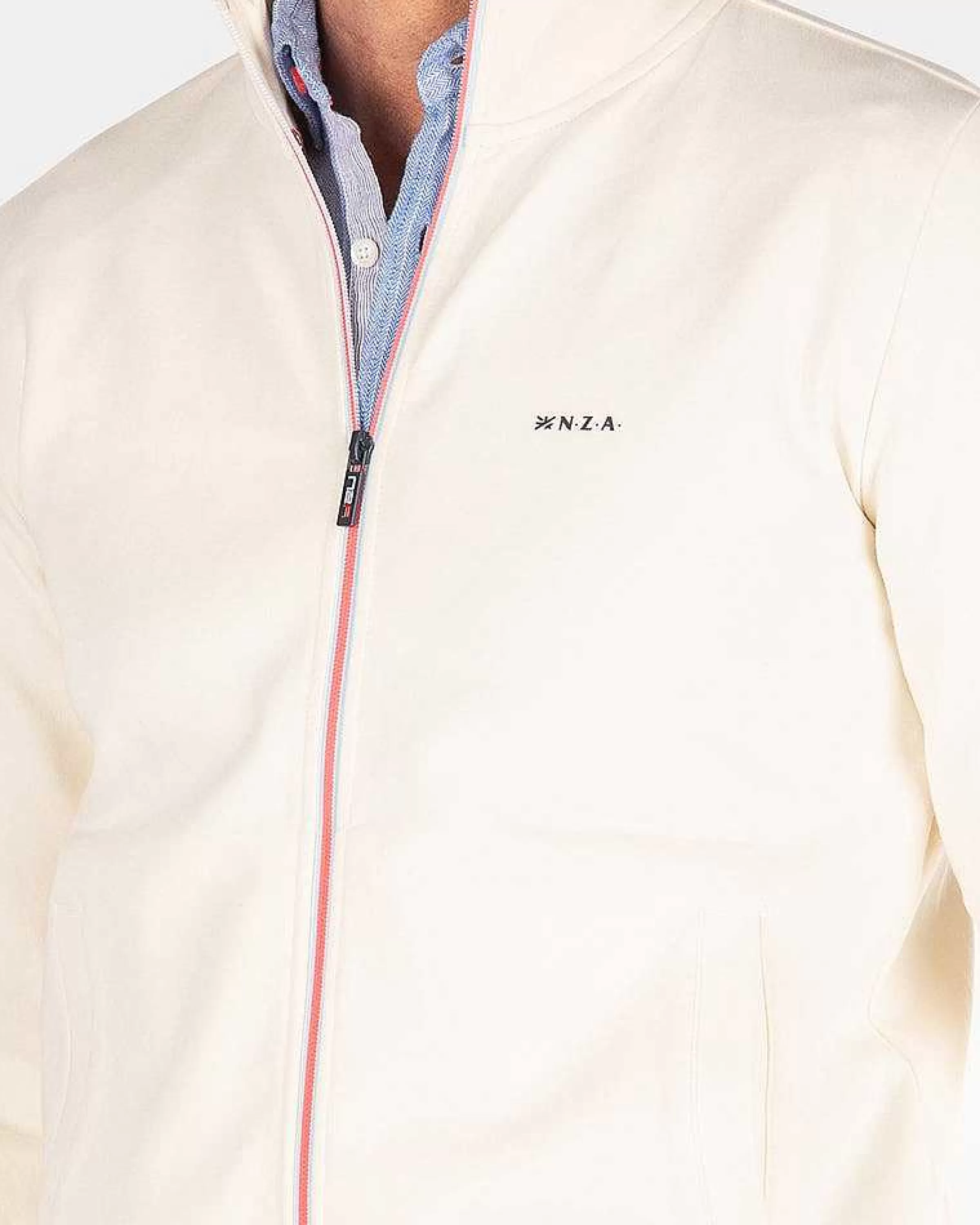 NZA New Zealand Auckland Sweats | Effen Stretch Vest-Cream