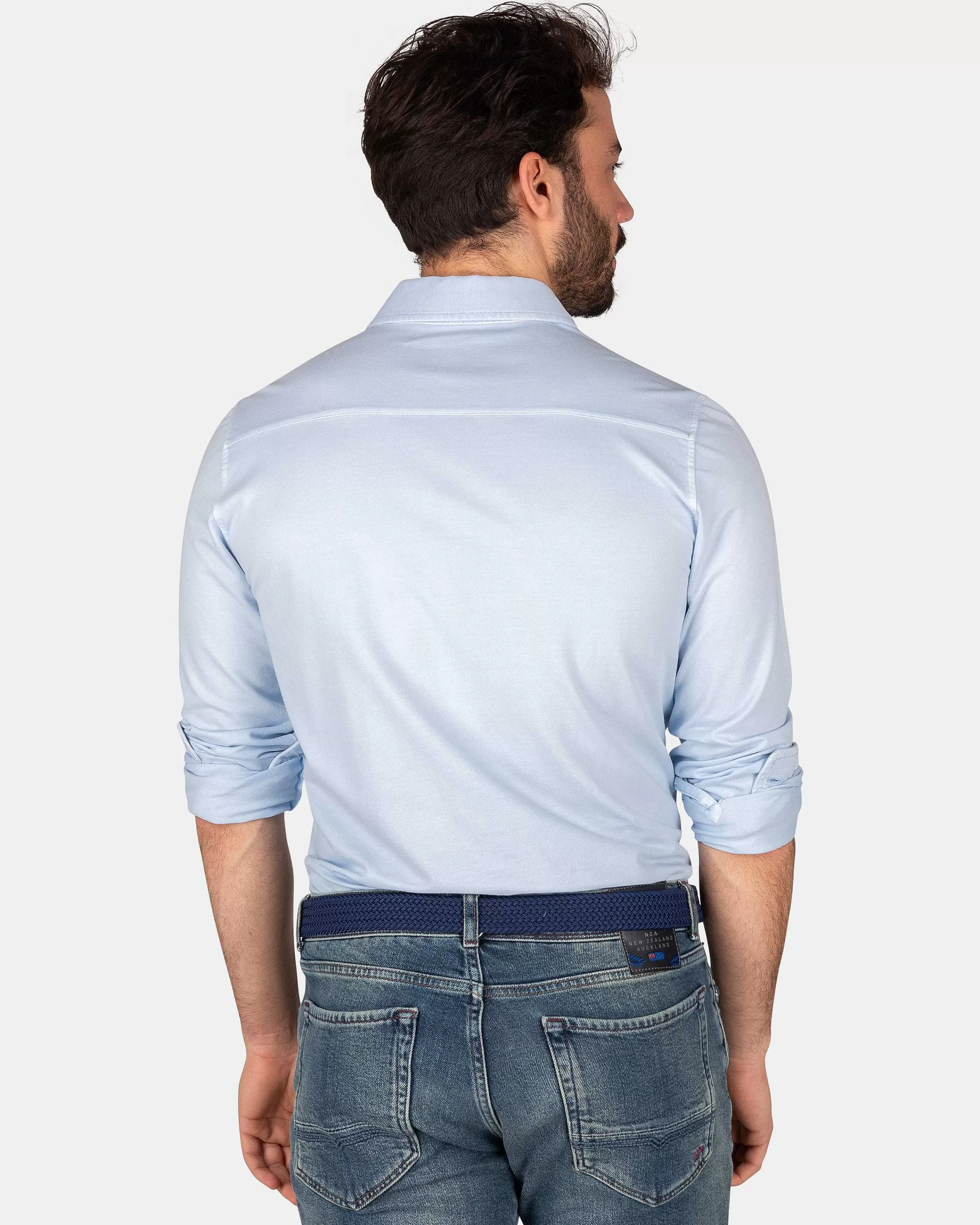 gebreid_katoenen_overhemdrhythm_blue_2-2.webp NZA New Zealand Auckland Overhemden | Gebreid Katoenen Overhemd-Rhythm Blue