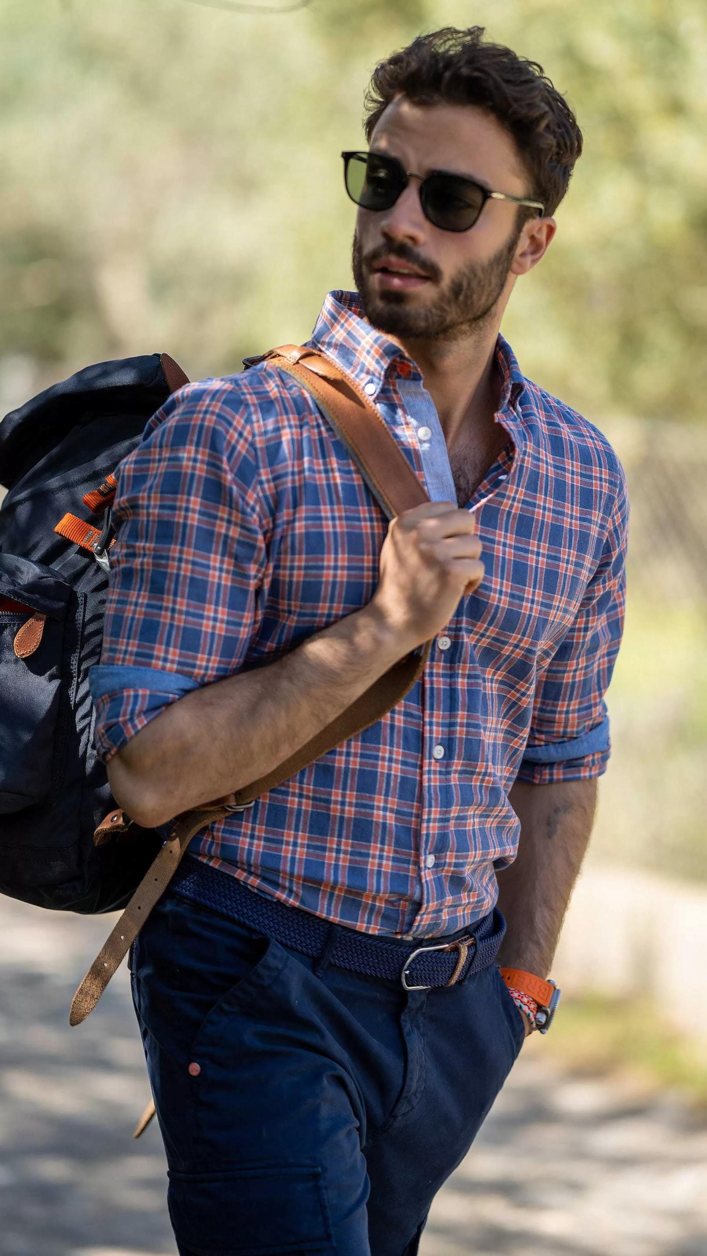 geruit_blauw_en_roze_overhemddusk_navy_7-2.webp NZA New Zealand Auckland Overhemden | Geruit Blauw En Roze Overhemd-Dusk Navy