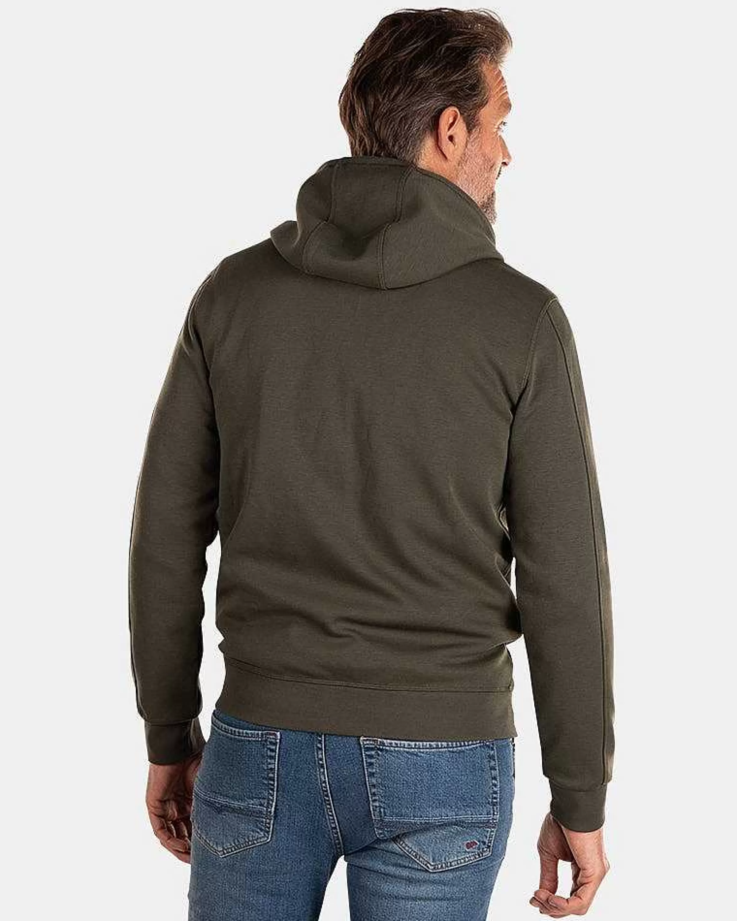 NZA New Zealand Auckland Sweats | Hoodie Met Groot Logo-Jacket Army