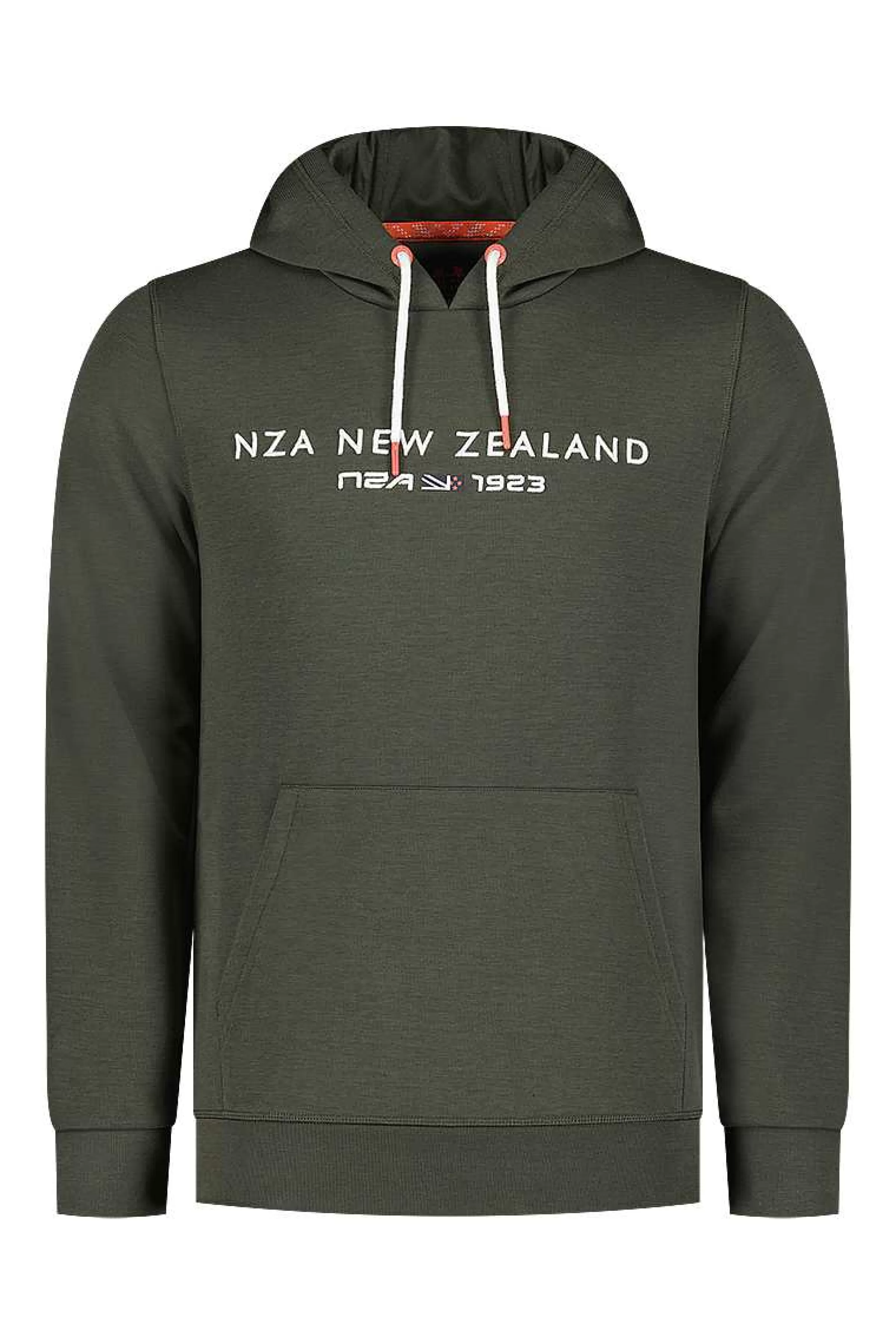 hoodie_met_groot_logojacket_army_4-2.webp NZA New Zealand Auckland Sweats | Hoodie Met Groot Logo-Jacket Army