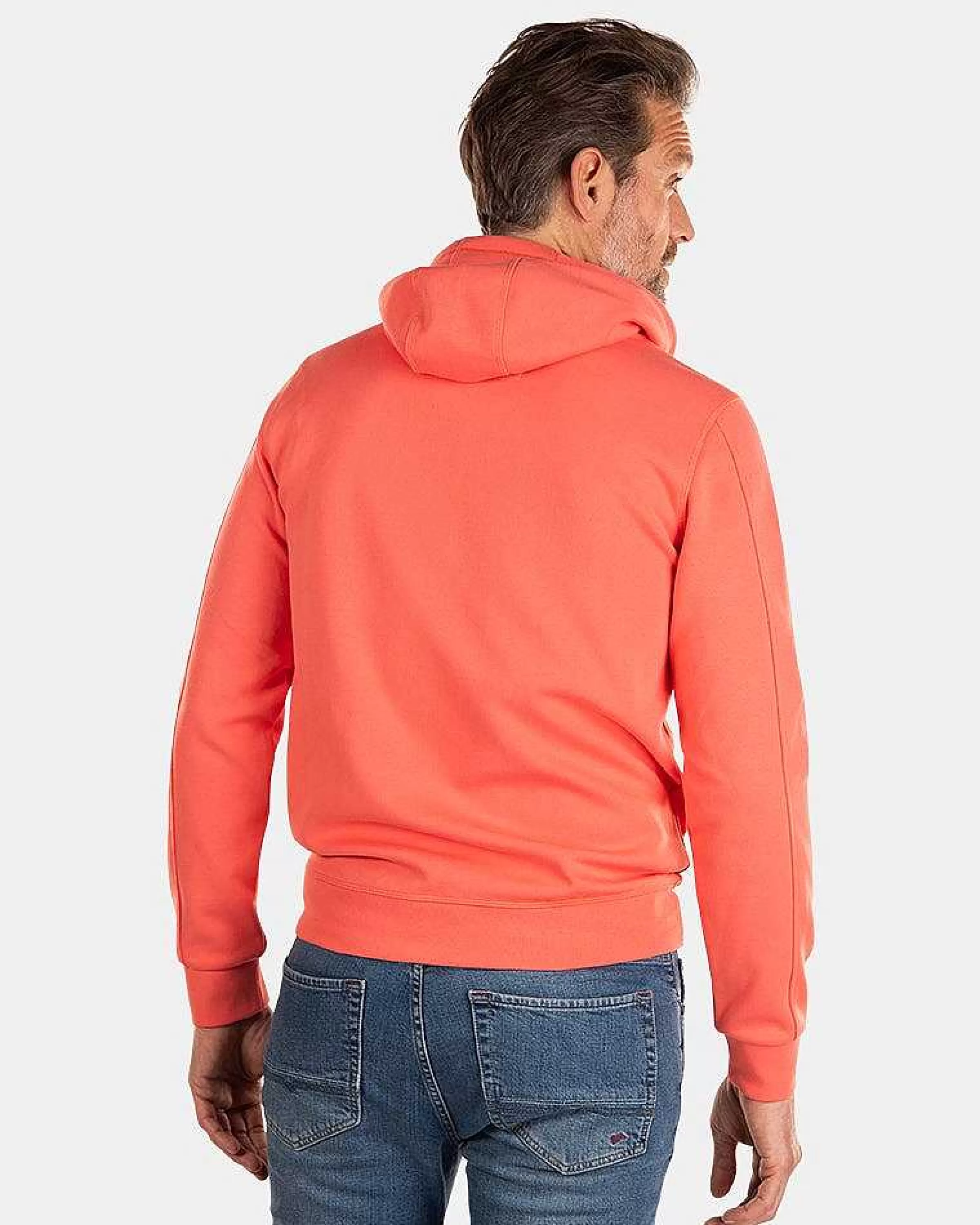 NZA New Zealand Auckland Sweats | Hoodie Met Groot Logo-Red Cider