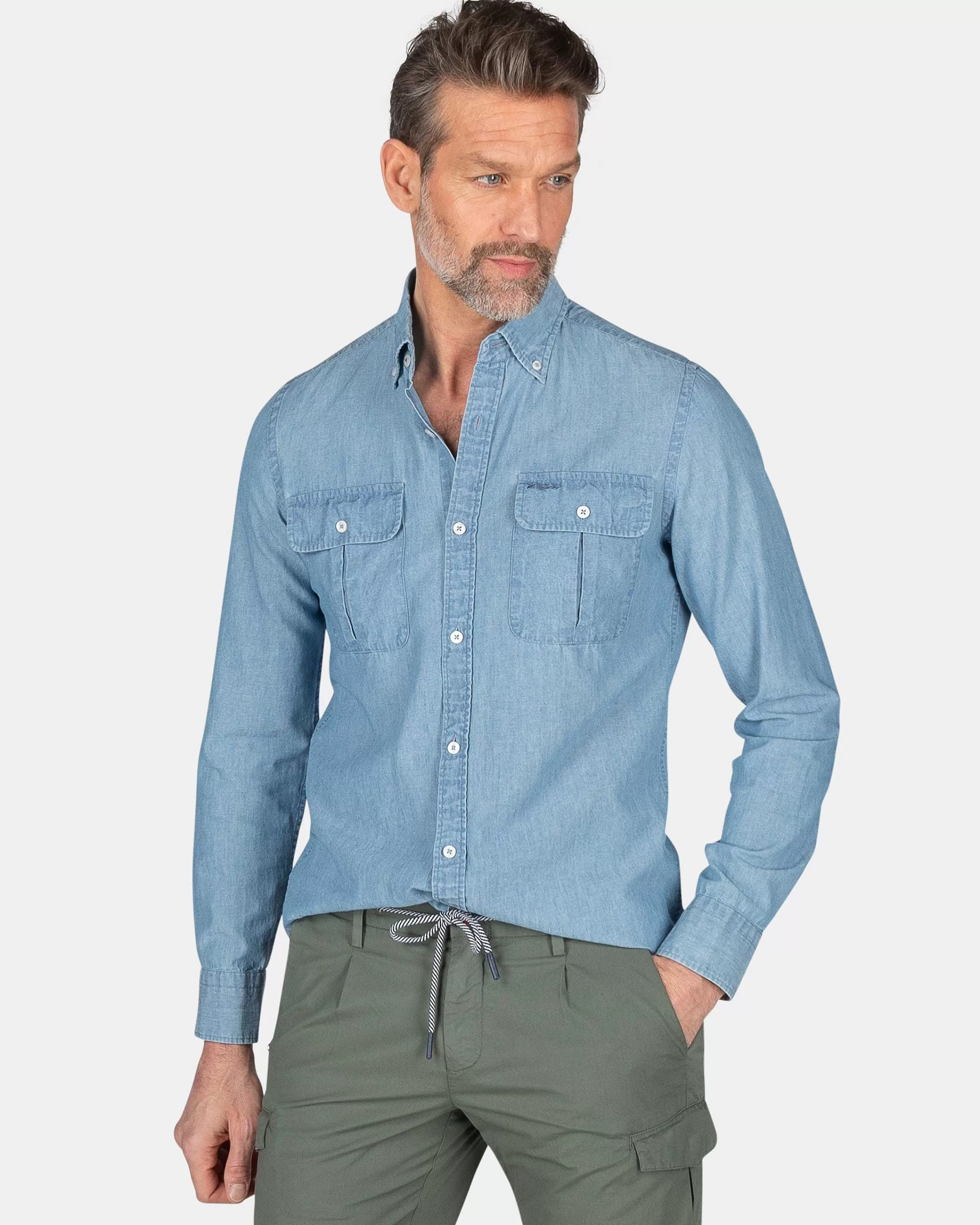 NZA New Zealand Auckland Overhemden | Jeansoverhemd-Indigo