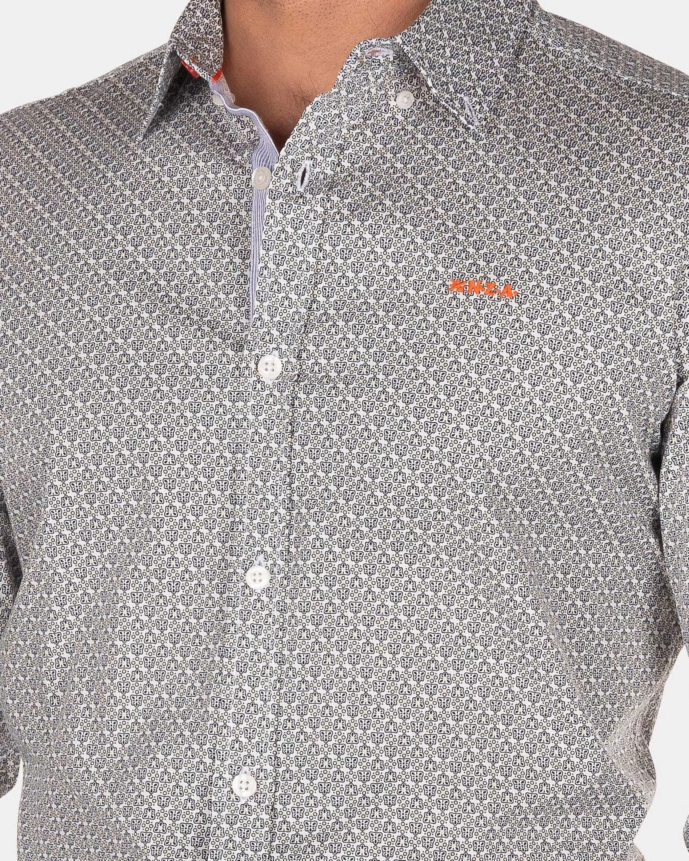 katoenen_overhemd_met_printiguana_yellow_3-2.webp NZA New Zealand Auckland Overhemden | Katoenen Overhemd Met Print-Iguana Yellow