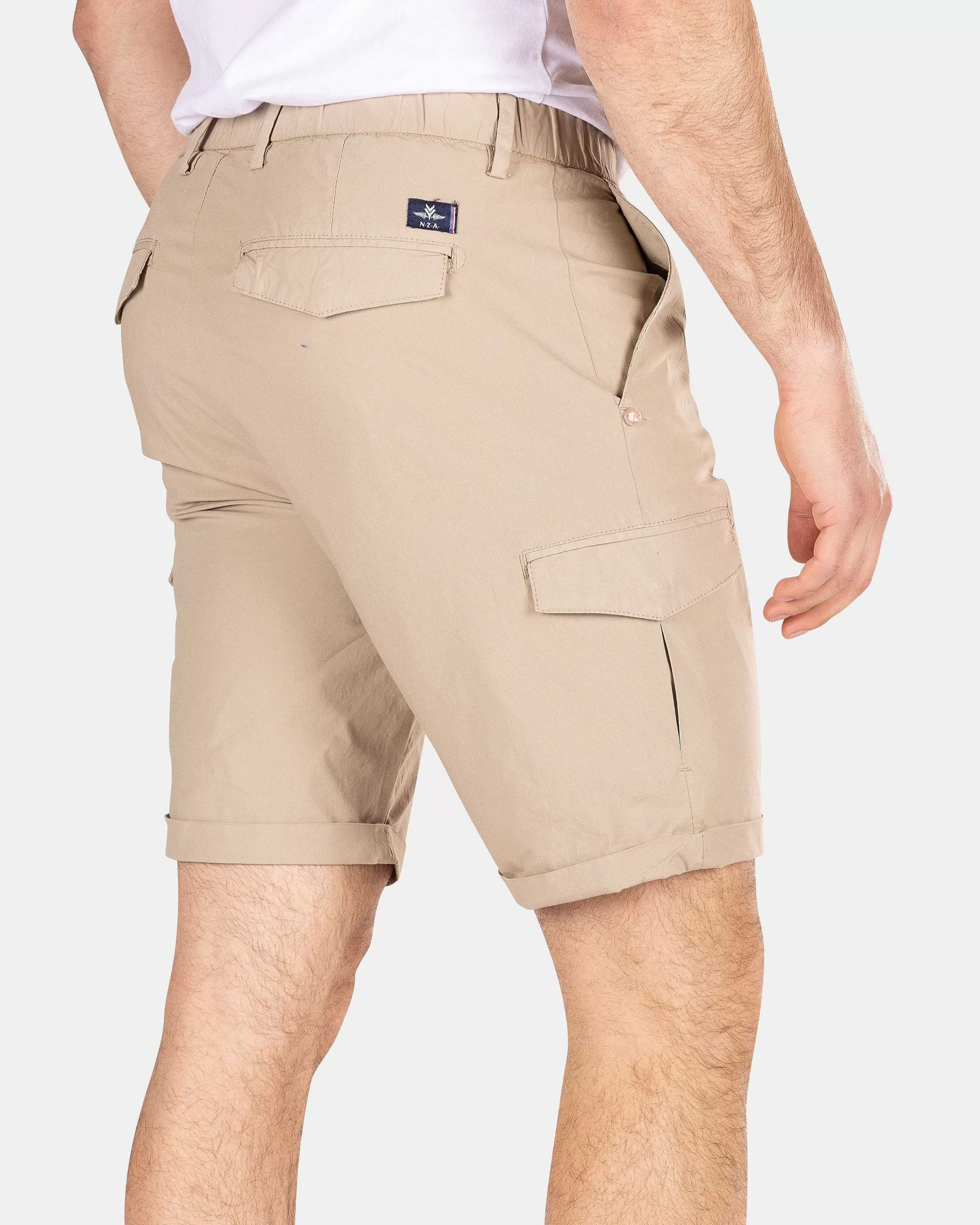 NZA New Zealand Auckland Broeken | Korte Cargo Broek-Shimmering Sand