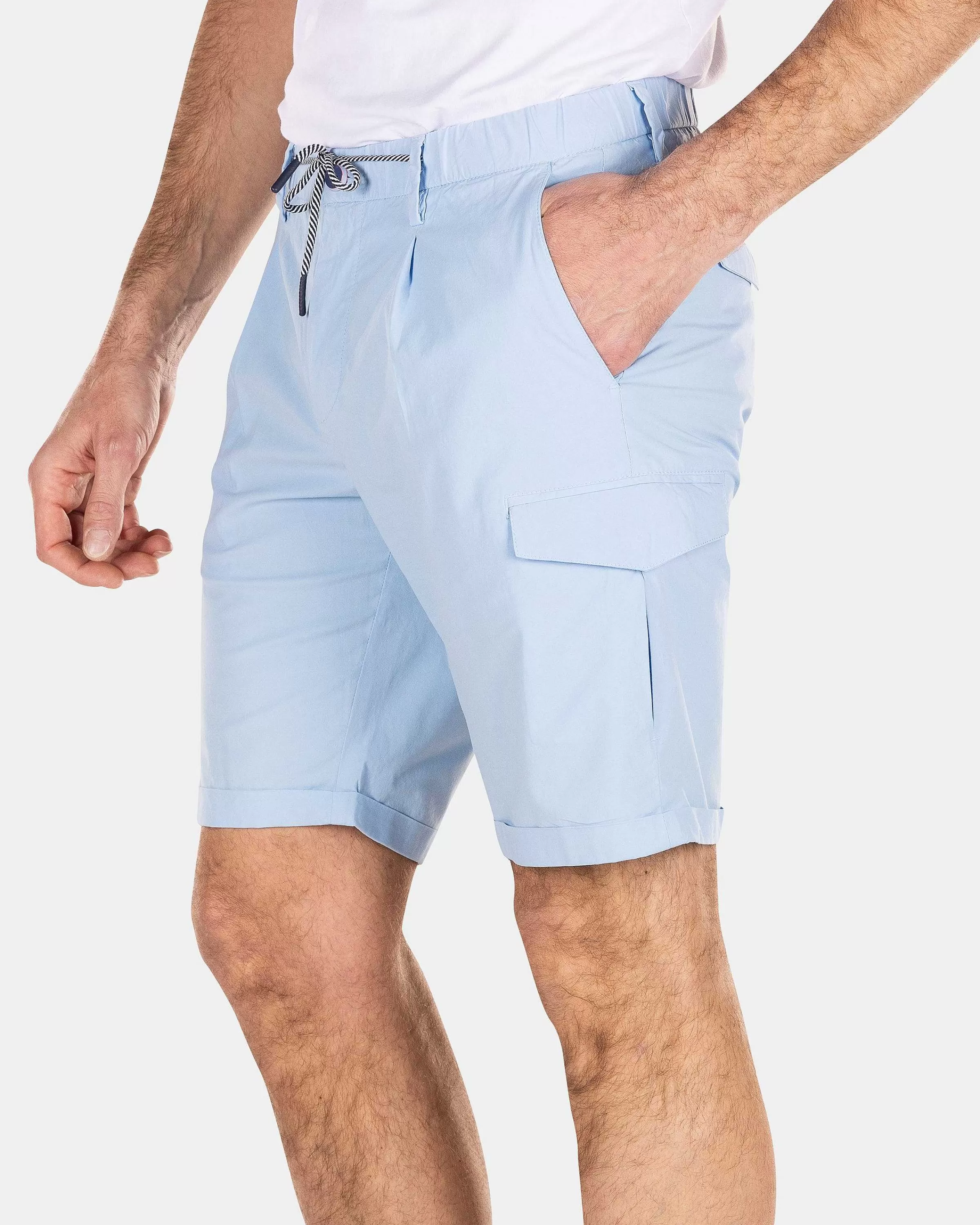 NZA New Zealand Auckland Broeken | Korte Cargo Broek-Universal Blue