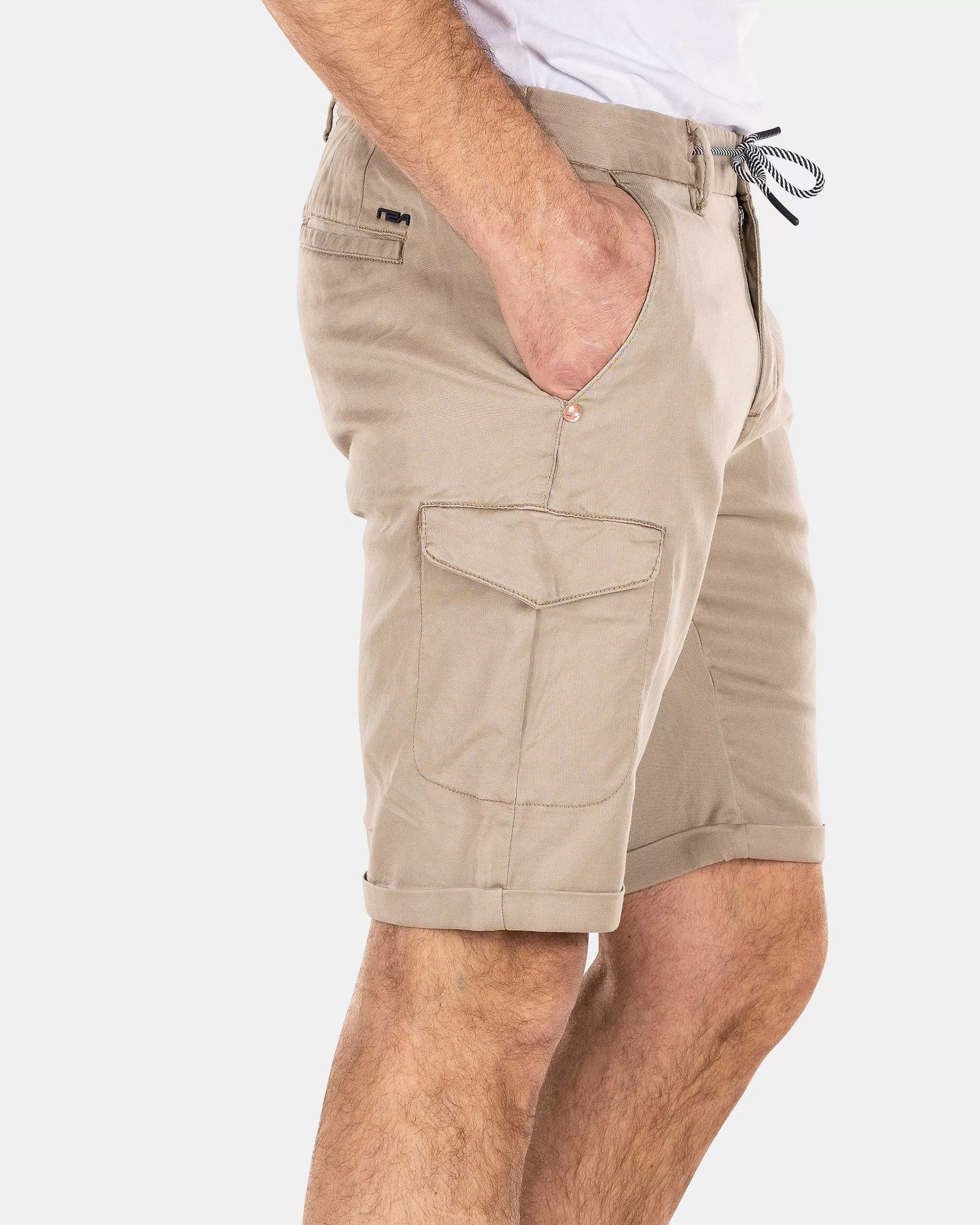 NZA New Zealand Auckland Broeken | Korte Cargo Met Stretch-Shimmering Sand