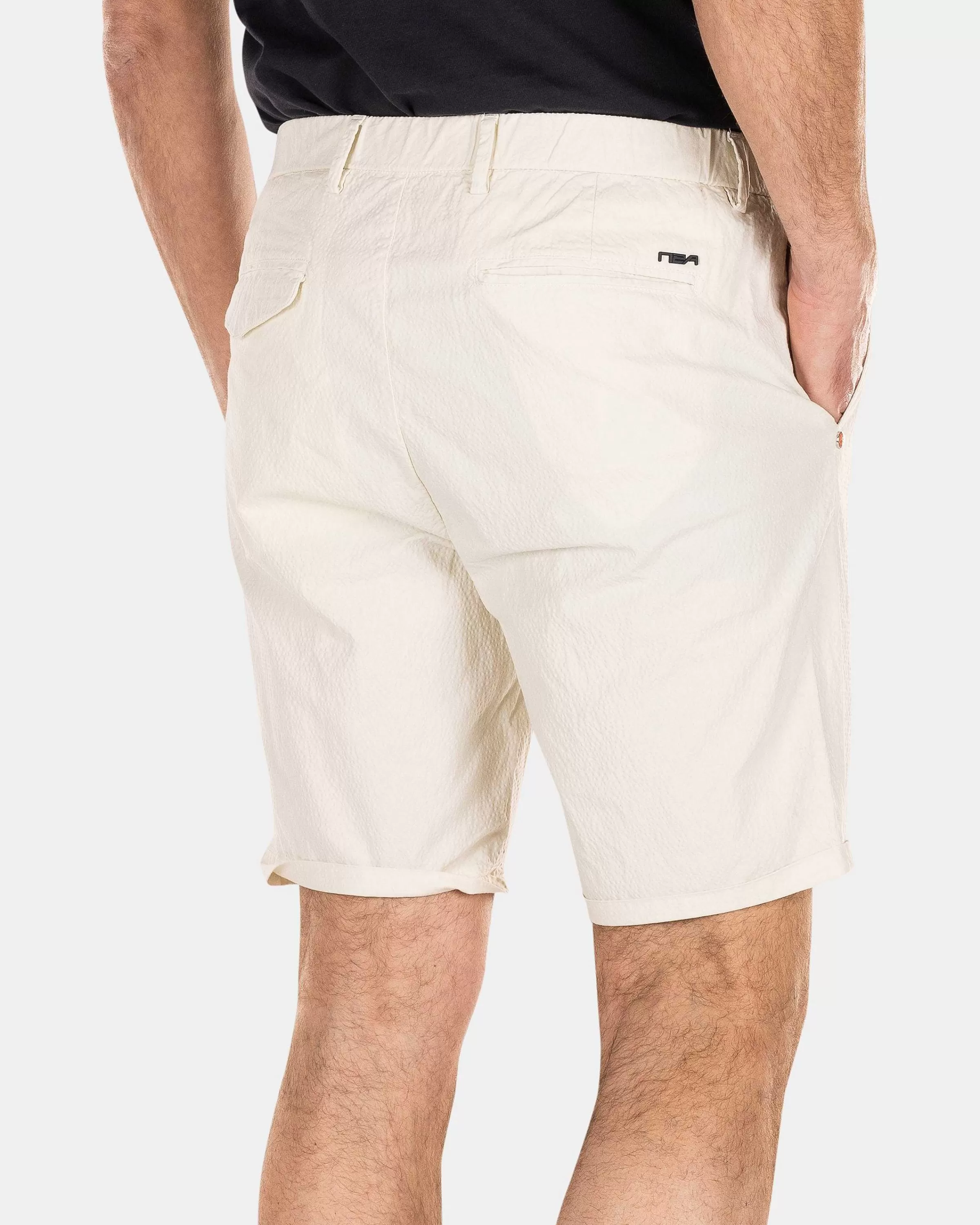 NZA New Zealand Auckland Broeken | Korte Chino Van Katoen-Cream