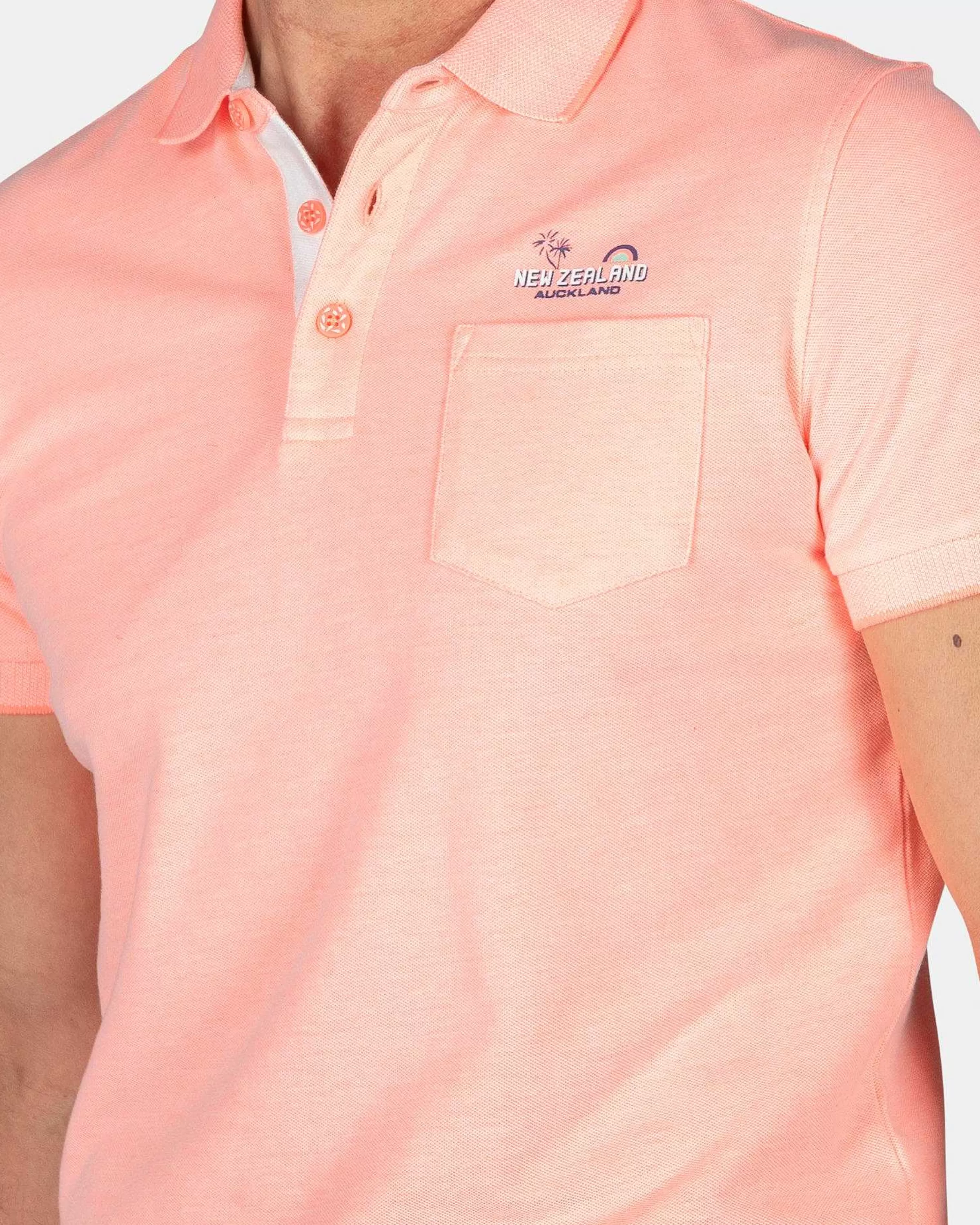 NZA New Zealand Auckland Polo-Shirts | Lichte Katoenen Polo-Fury Pink