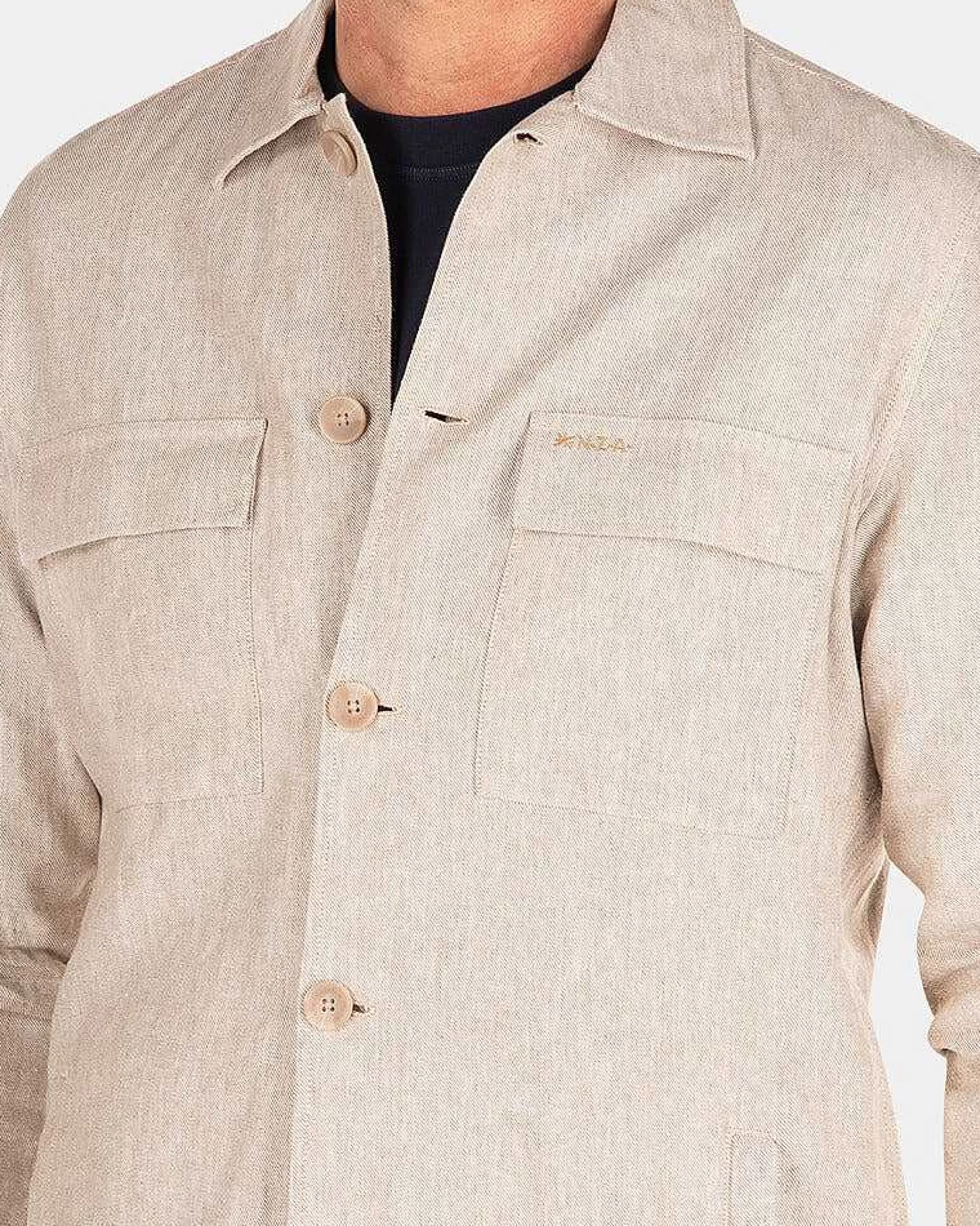 linnen_overshirtshimmering_sand_3-2.webp NZA New Zealand Auckland Overhemden | Linnen Overshirt-Shimmering Sand