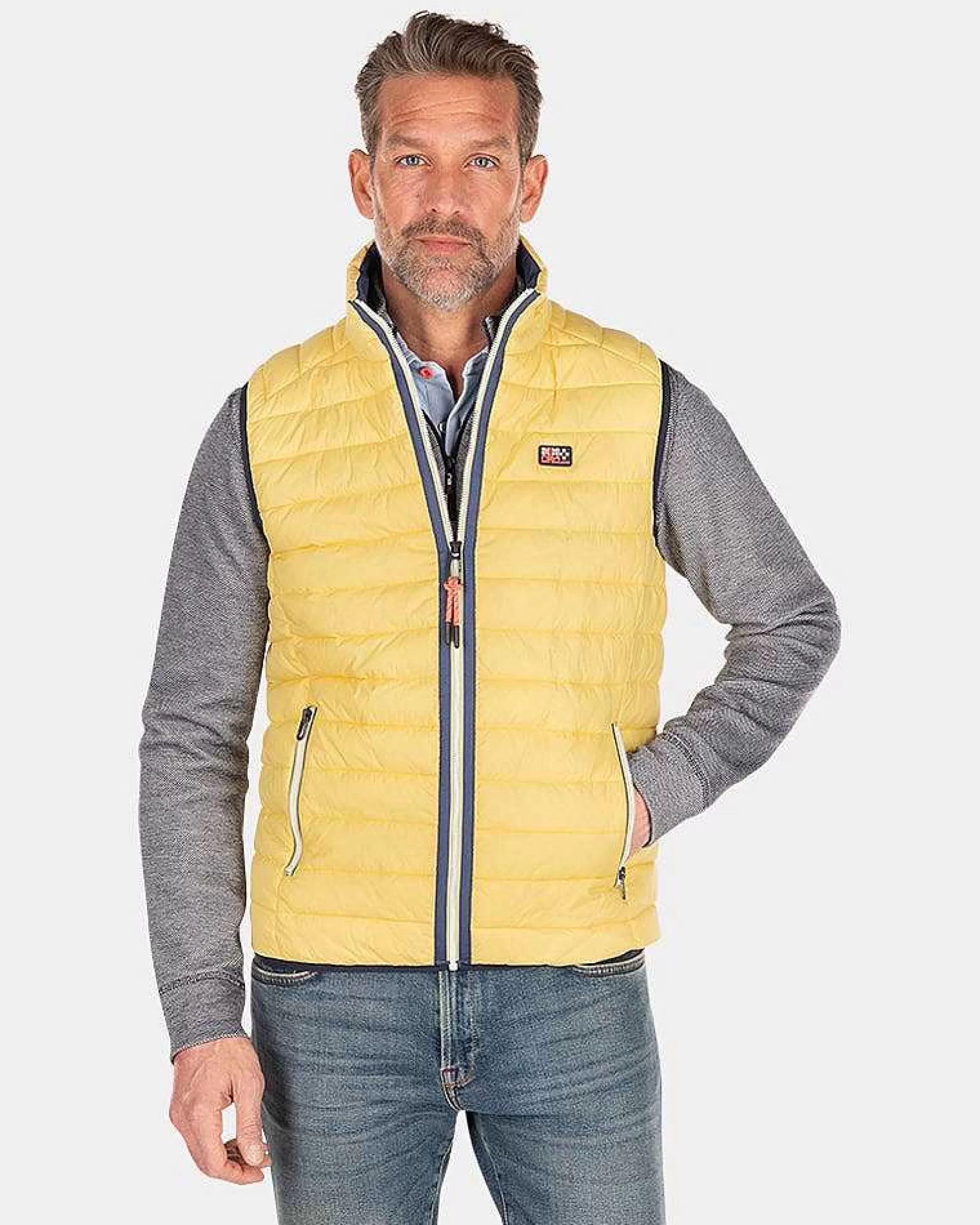 NZA New Zealand Auckland Jassen | Nylon Bodywarmer-Iguana Yellow