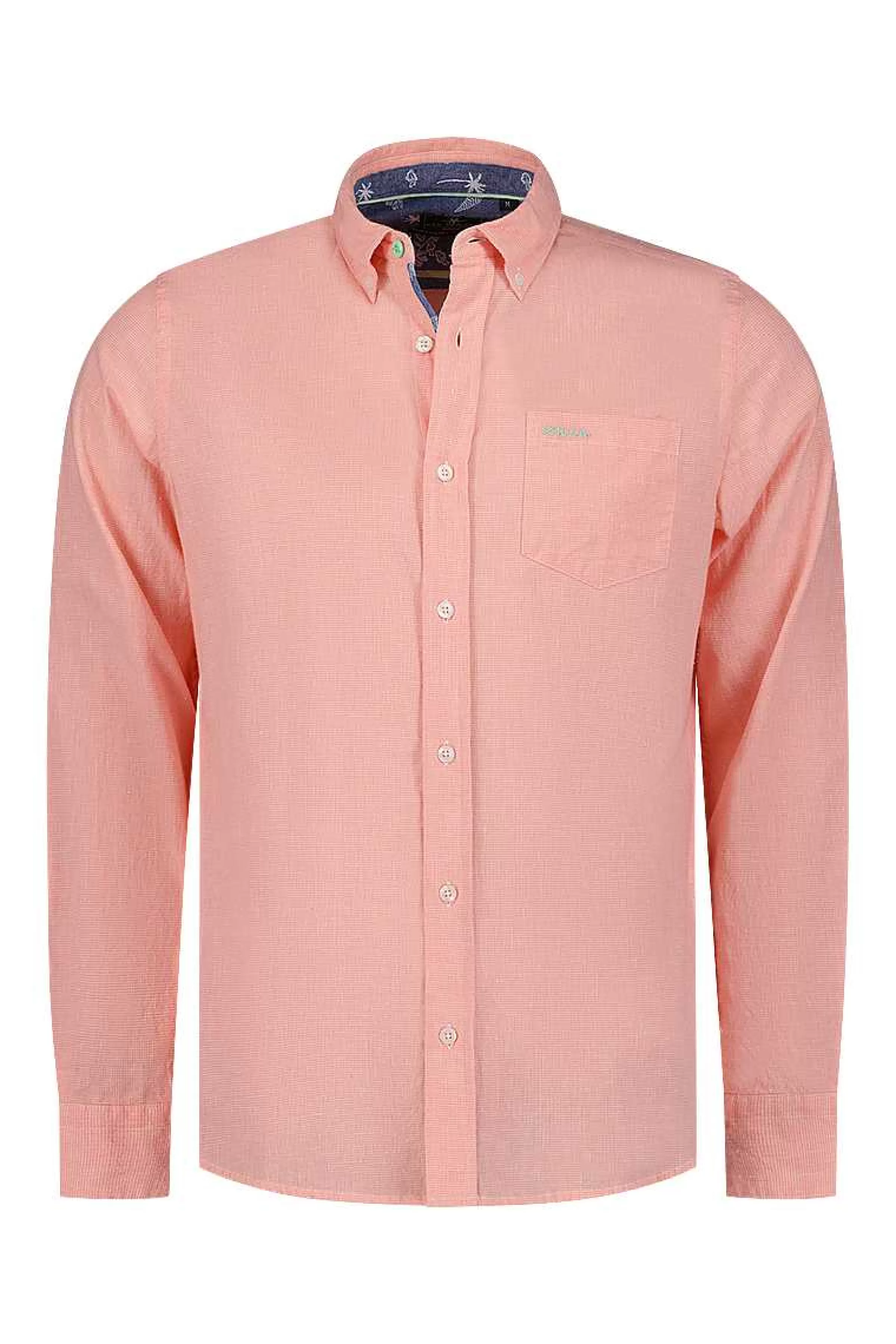 NZA New Zealand Auckland Overhemden | Roze Overhemd Met Lange Mouw-Fury Pink