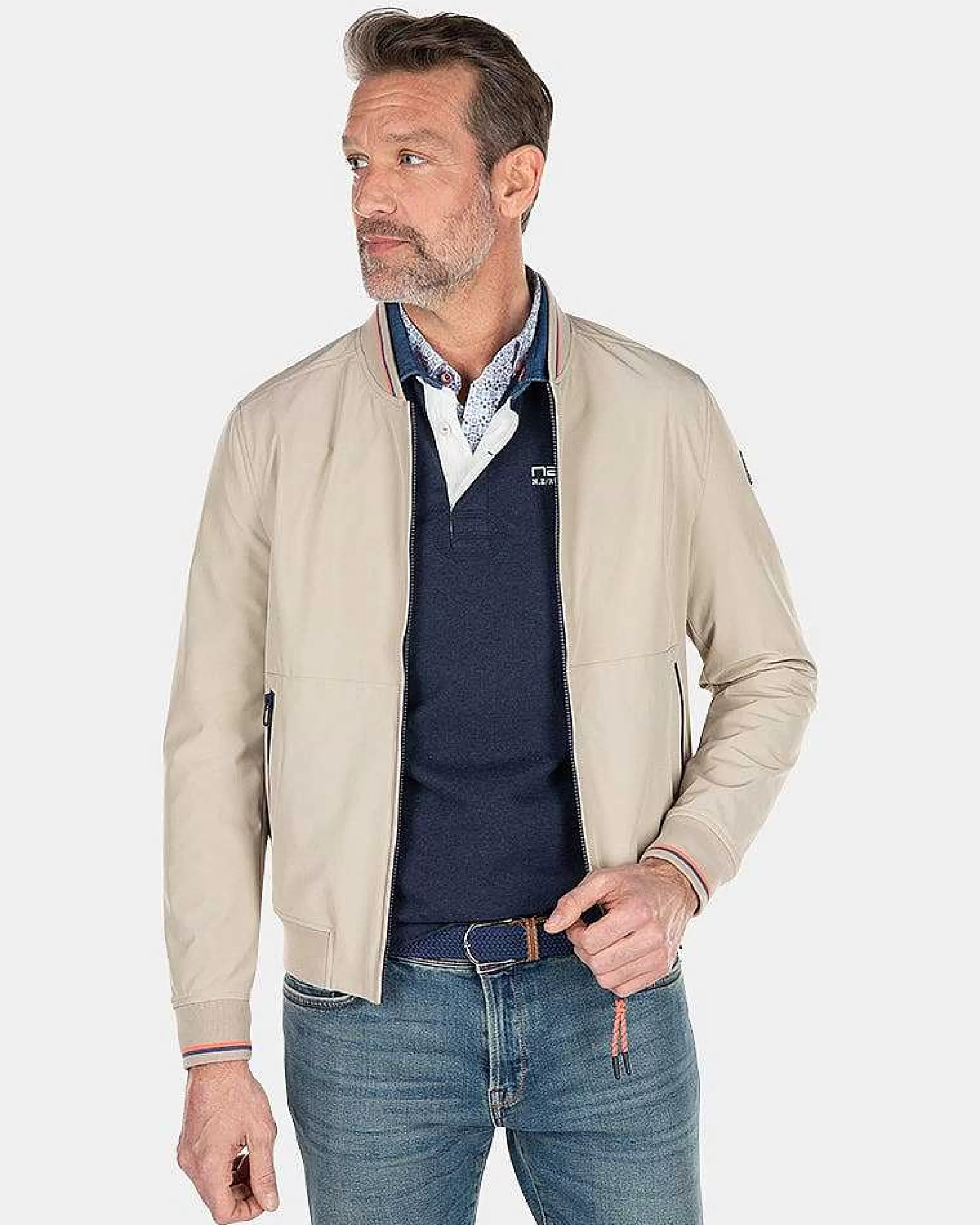 NZA New Zealand Auckland Jassen | Softshell Bomberjack-Shimmering Sand