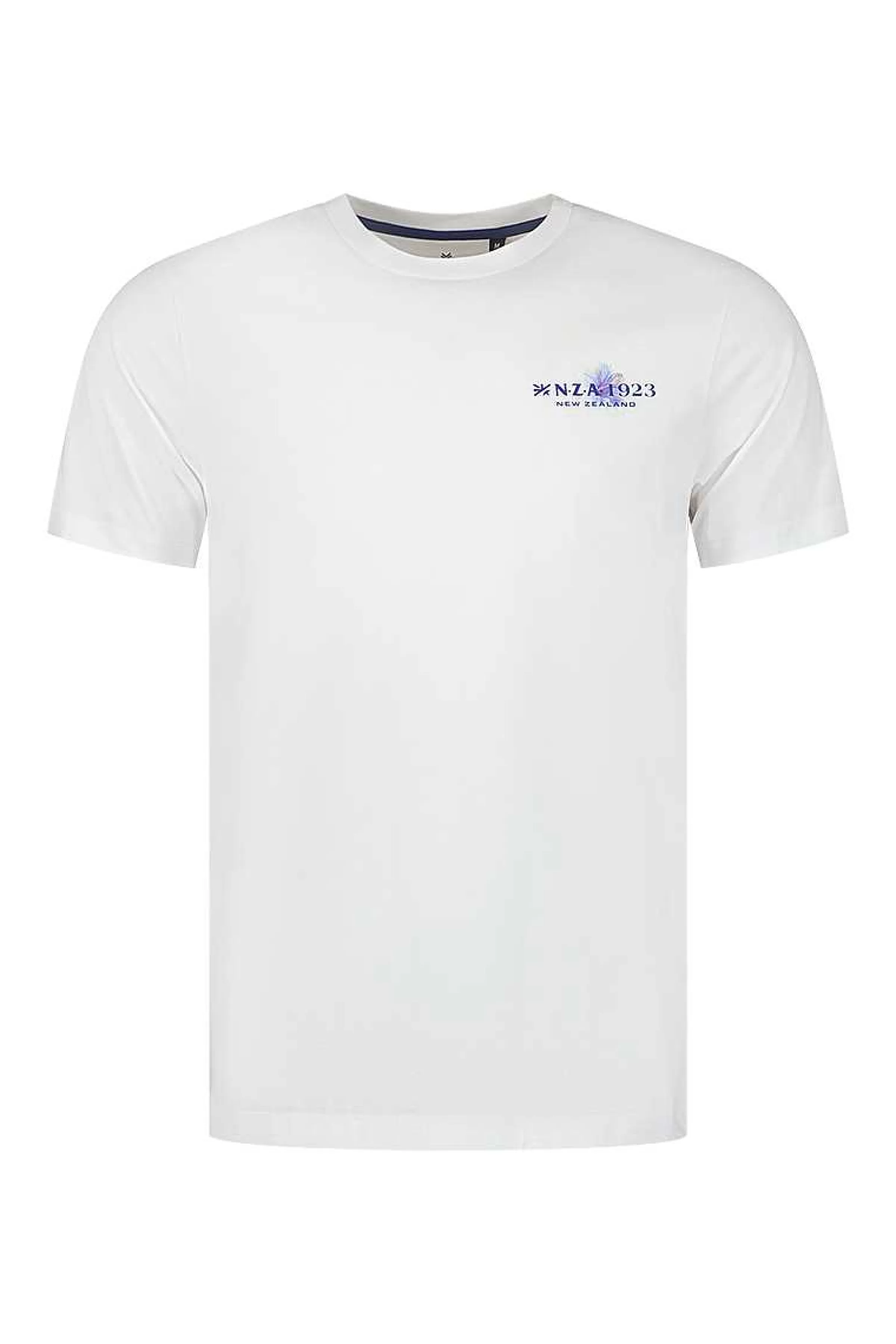 NZA New Zealand Auckland T-Shirts | T-Shirt Met Ronde Hals-White